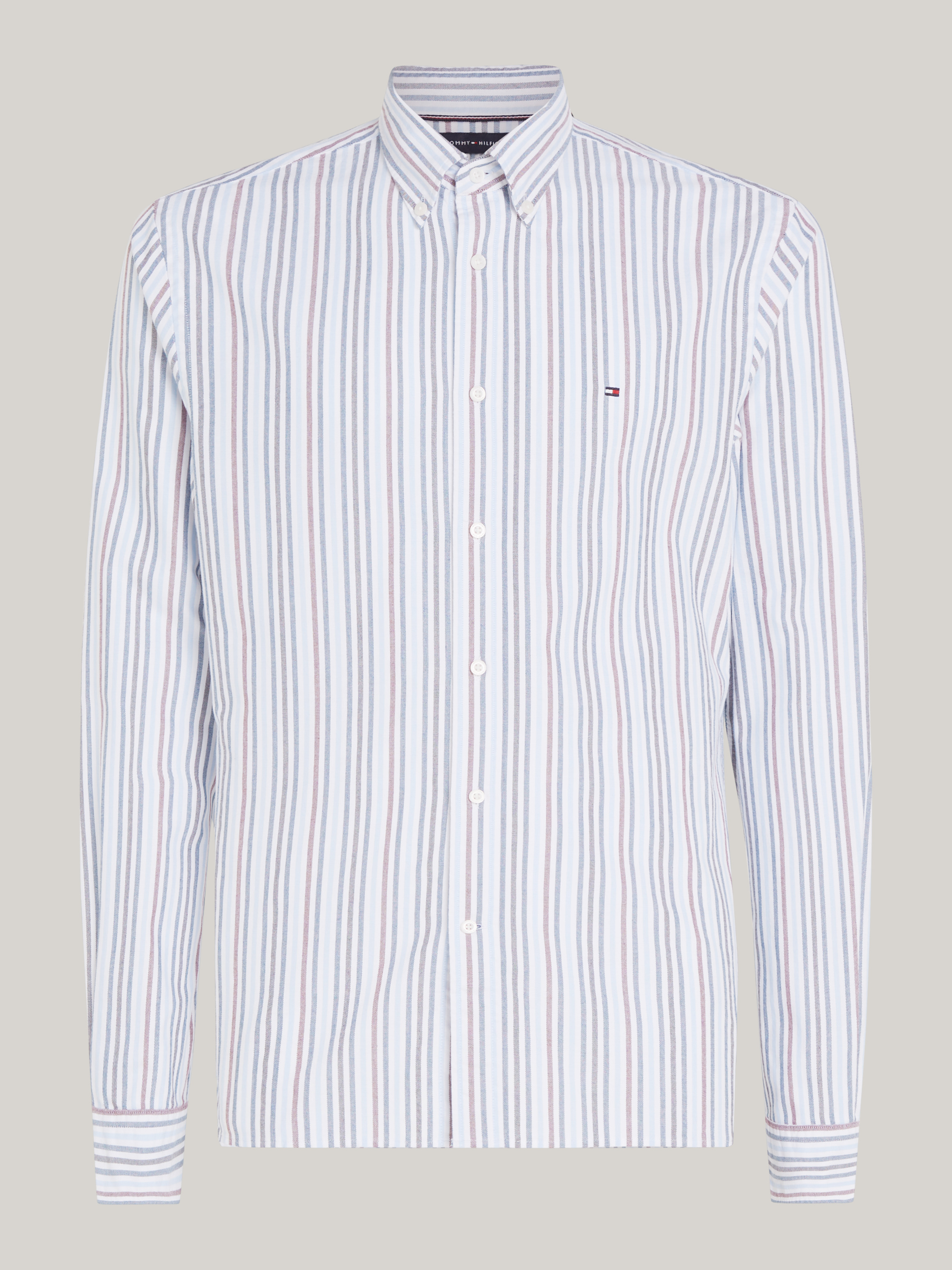 everyone oxford shirt STRIPE ストライプ L everyone button-down oxford shirt (SAX STRIPE) | everyone