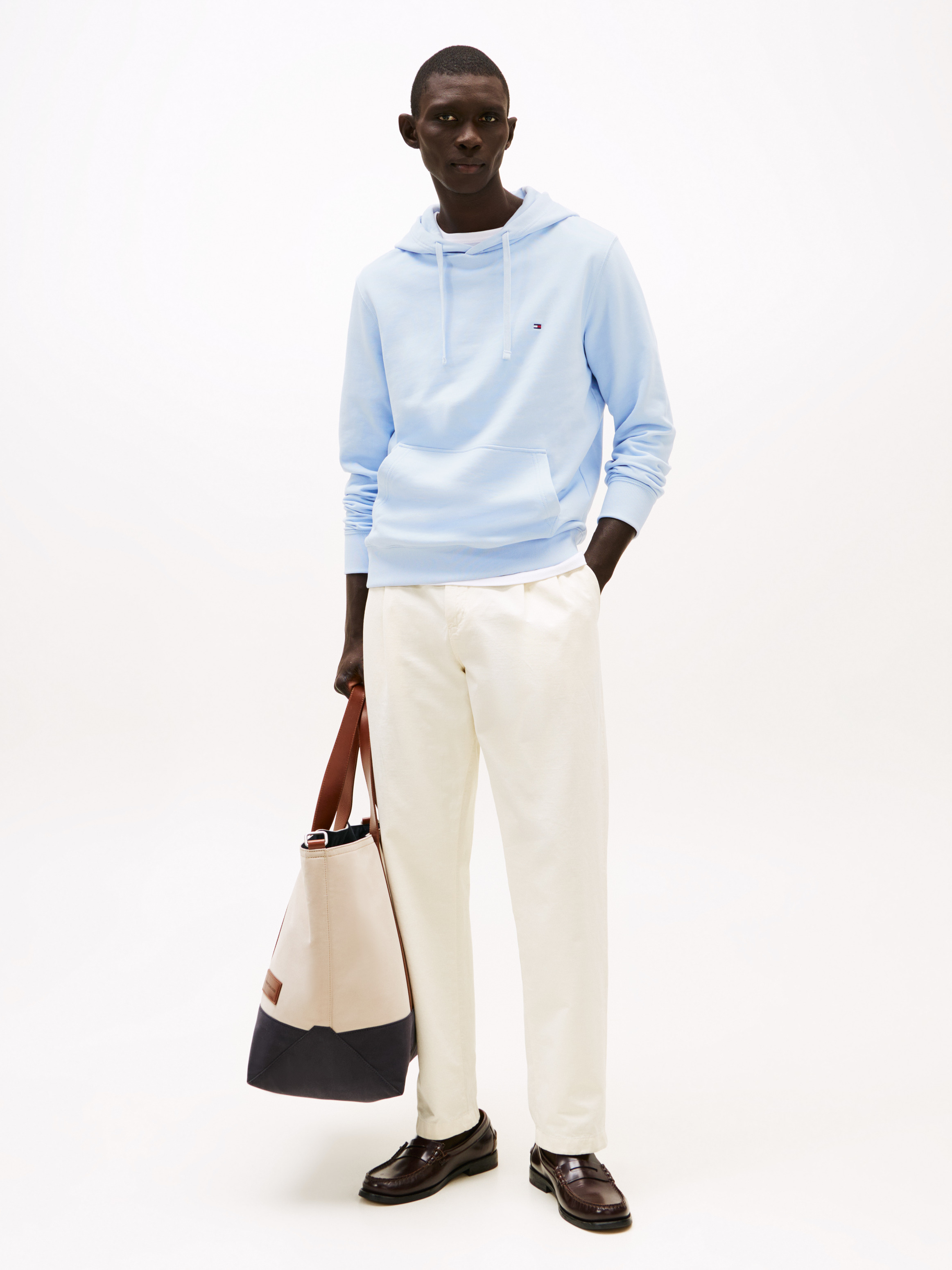 Flag Embroidery Terry Hoodie | Sweatshirts & Hoodies | Tommy Hilfiger