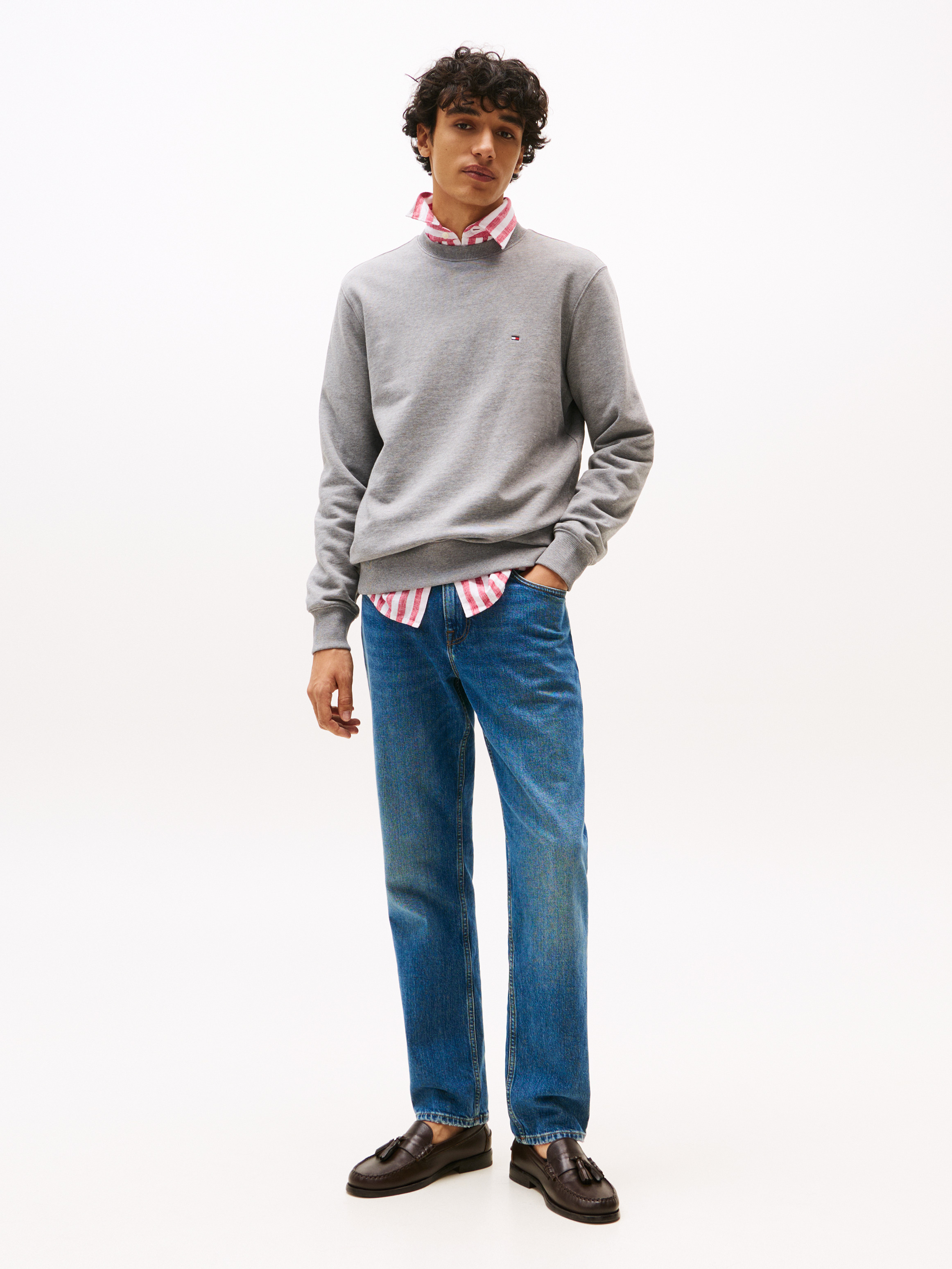 トップス Ultra Compact Terry Crew Neck Sweater Terry Crew Neck Sweatshirt | Sweatshirts & Hoodies | Tommy
