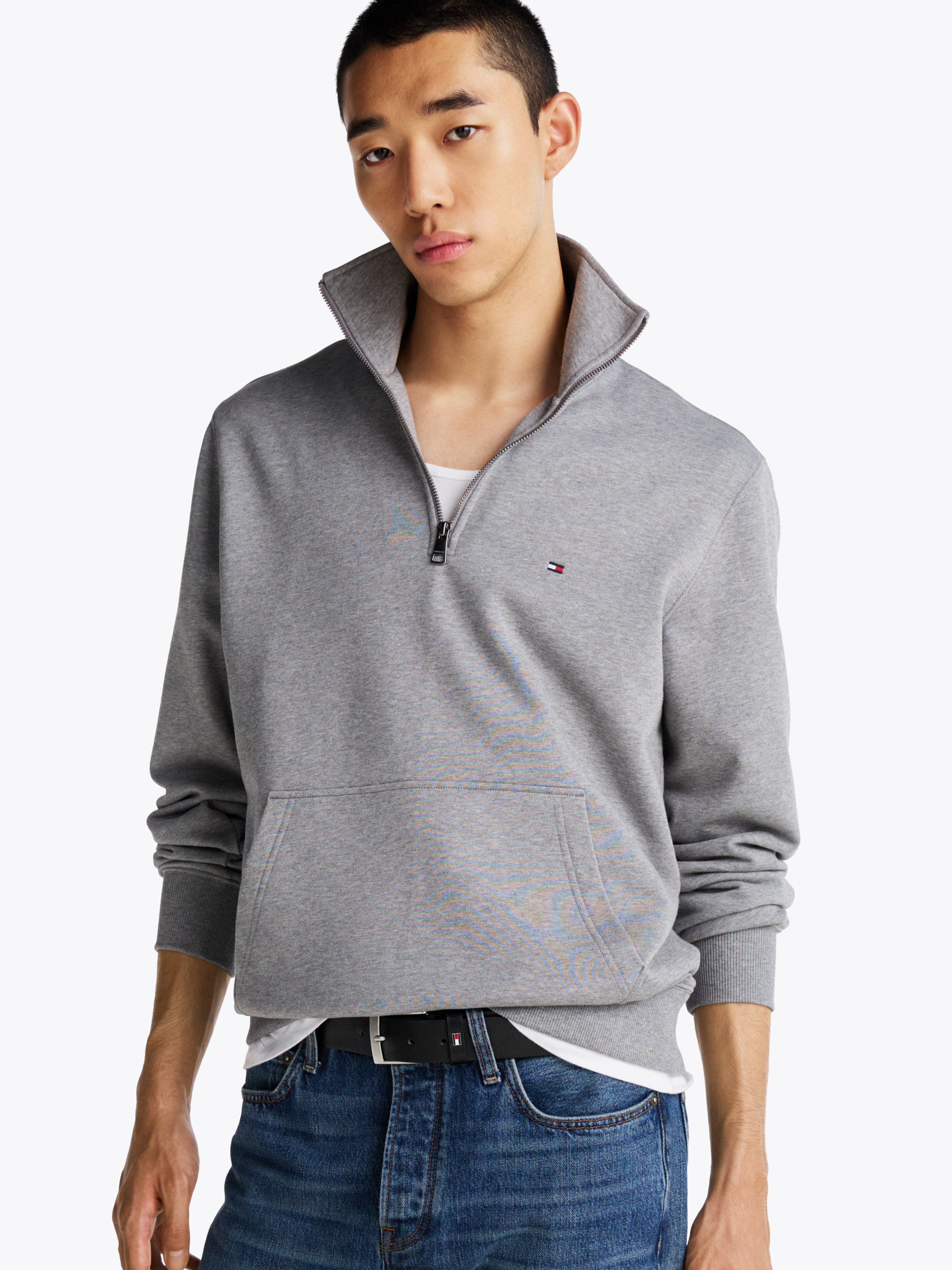 REFLEM 袖ZIPBIGトレーナー　DimMoire  Amilige Essential 1/4 Zip Sweatshirt | Sweatshirts & Hoodies | Tommy