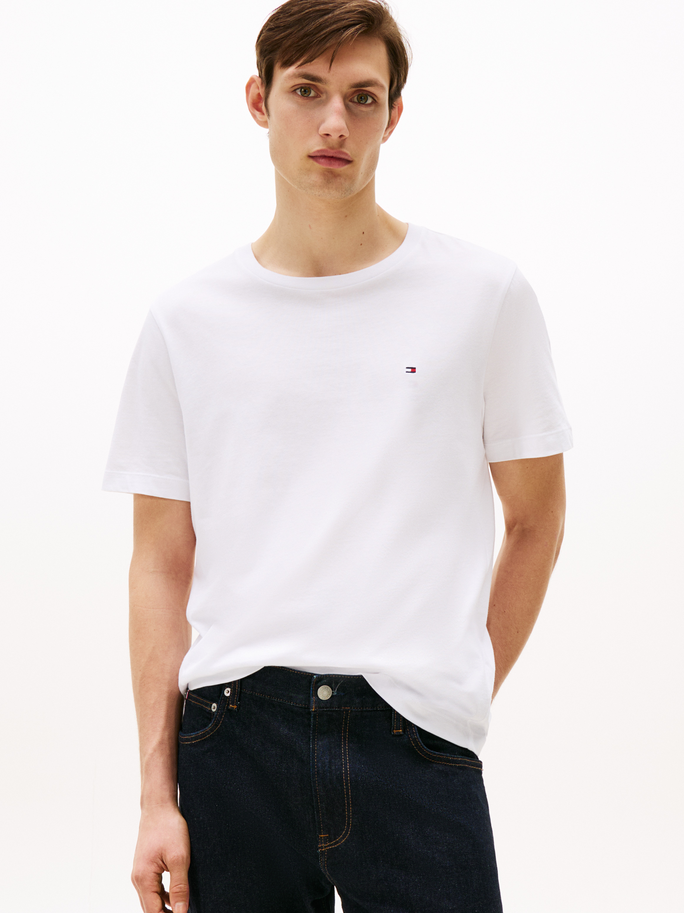Tシャツ・カットソー MALO Men Tops UXA183F3L27E3472 WHITE TO4-02L-WHITE-eCom-CCS1300A-P-