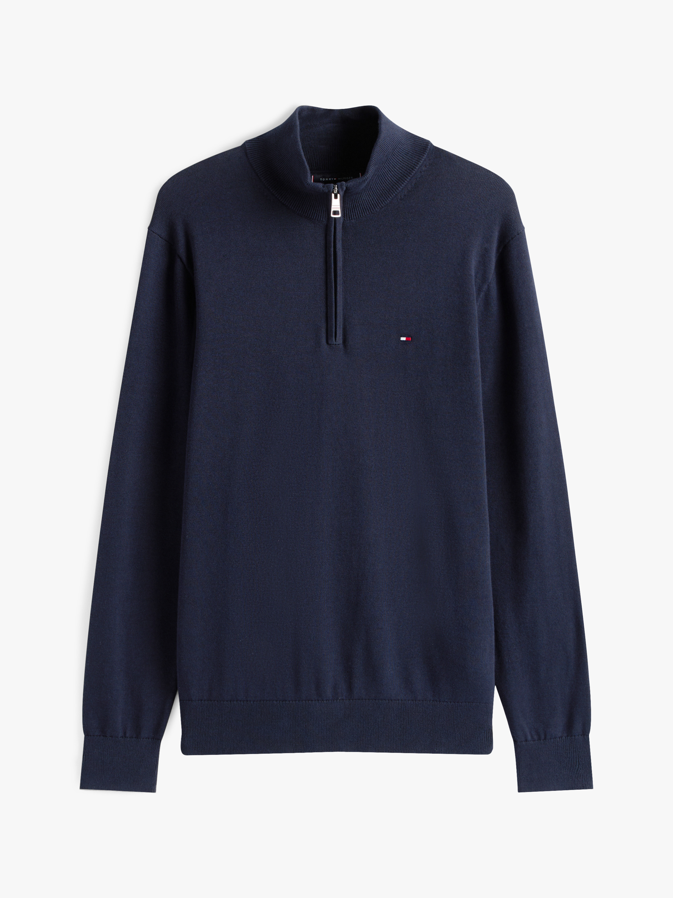 Half-Zip Mock Turtleneck Jumper | Knitwear | Tommy Hilfiger