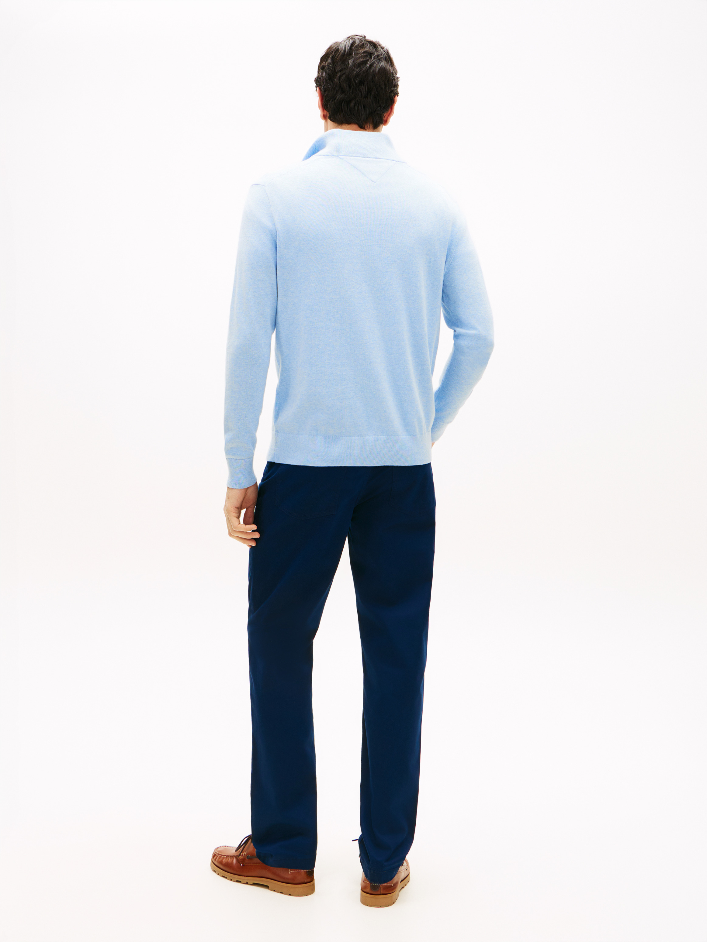 Half-Zip Mock Turtleneck Jumper | Knitwear | Tommy Hilfiger