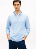 Half-Zip Mock Turtleneck Jumper