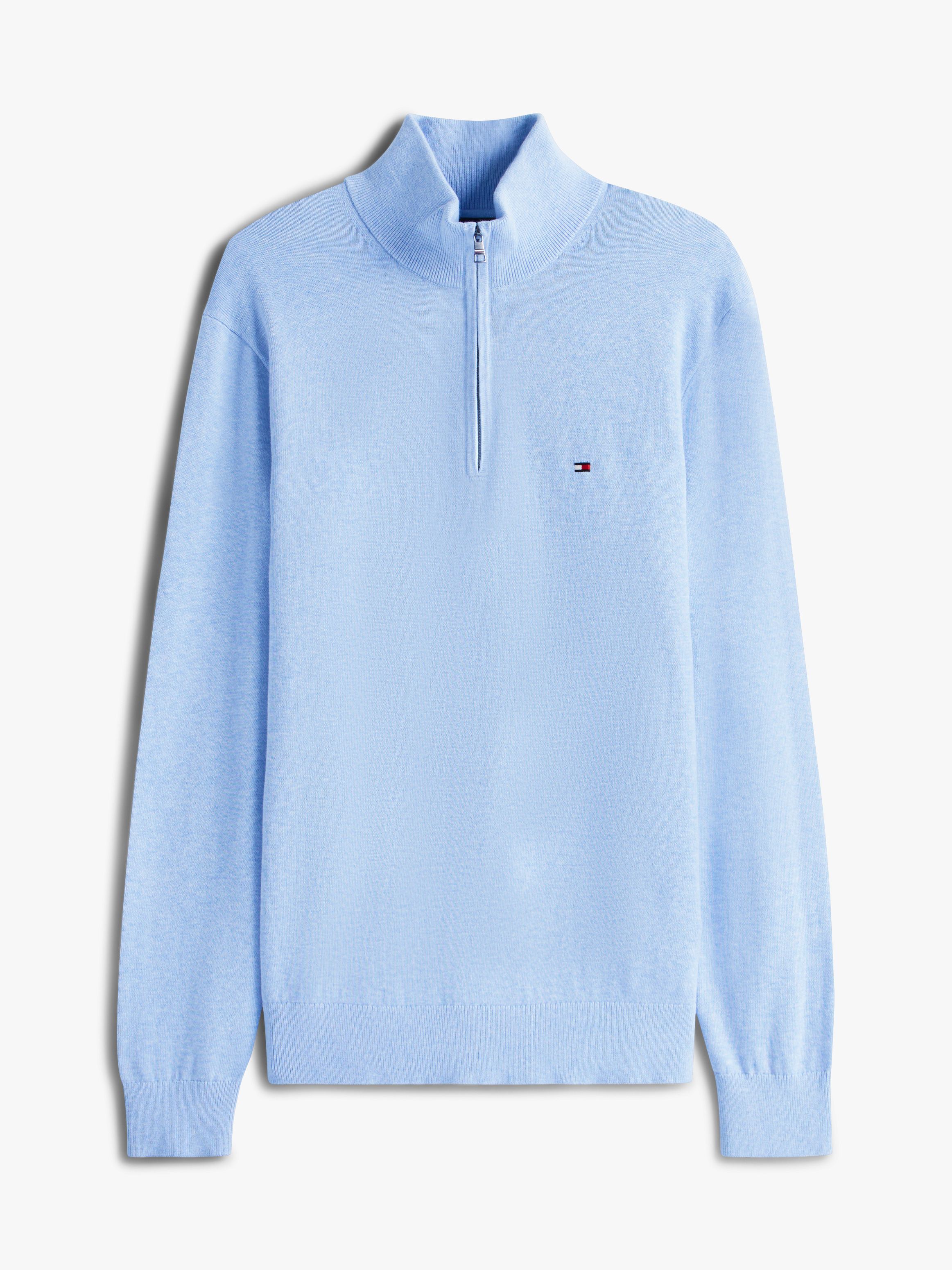 Half-Zip Mock Turtleneck Jumper | Knitwear | Tommy Hilfiger