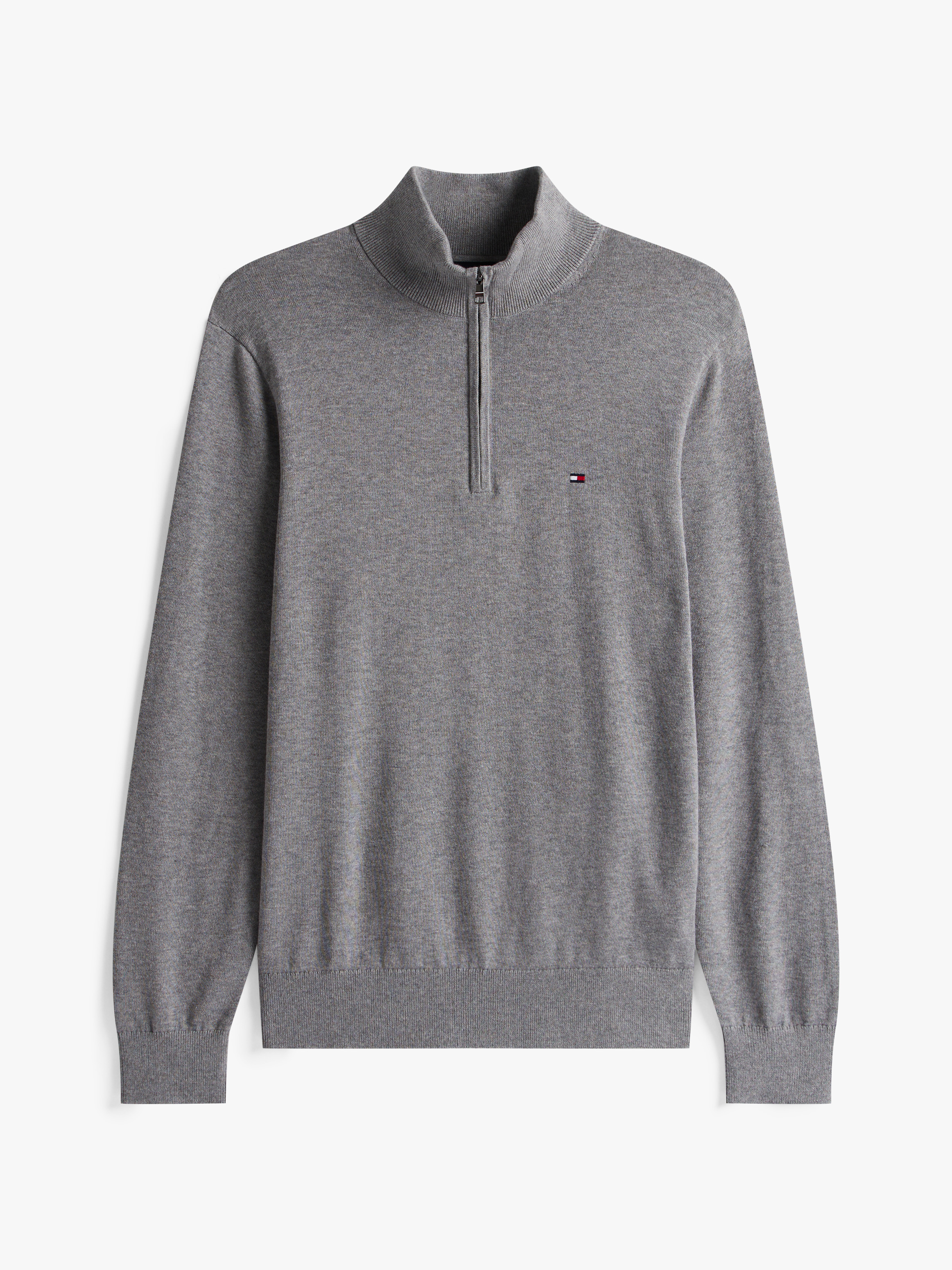 Half-Zip Mock Turtleneck Jumper | Knitwear | Tommy Hilfiger