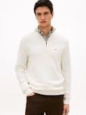 Half-Zip Mock Turtleneck Jumper