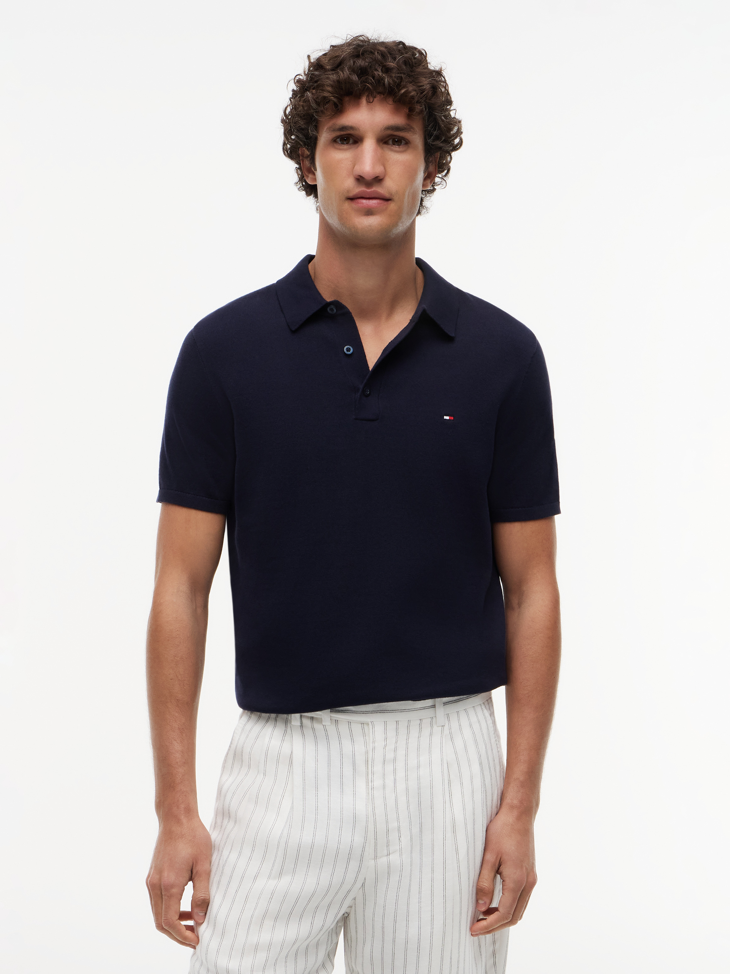 Regular Fit Knit Polo Shirt