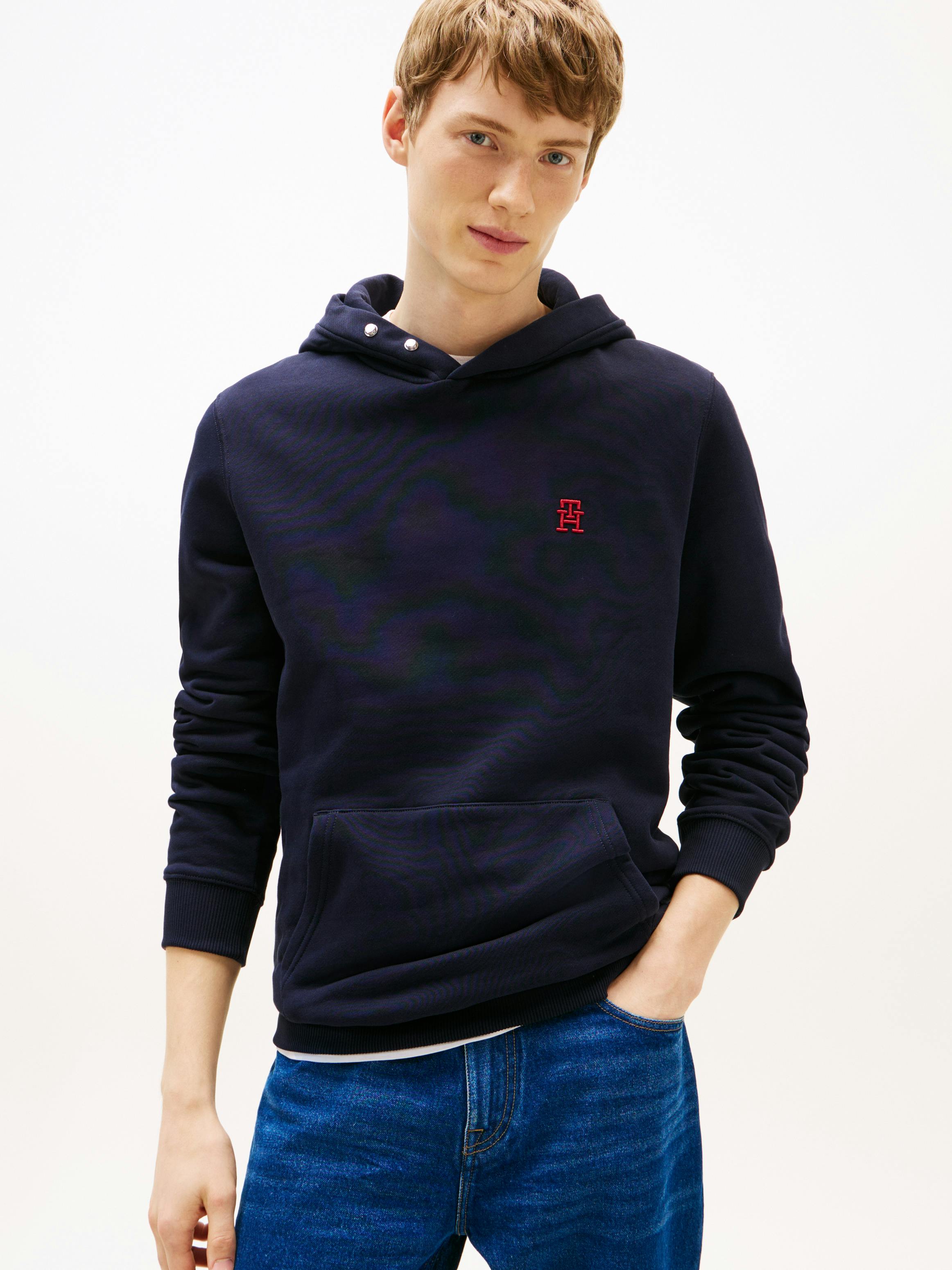 Monogram Hoodie Sweatshirts Hoodies Tommy Hilfiger
