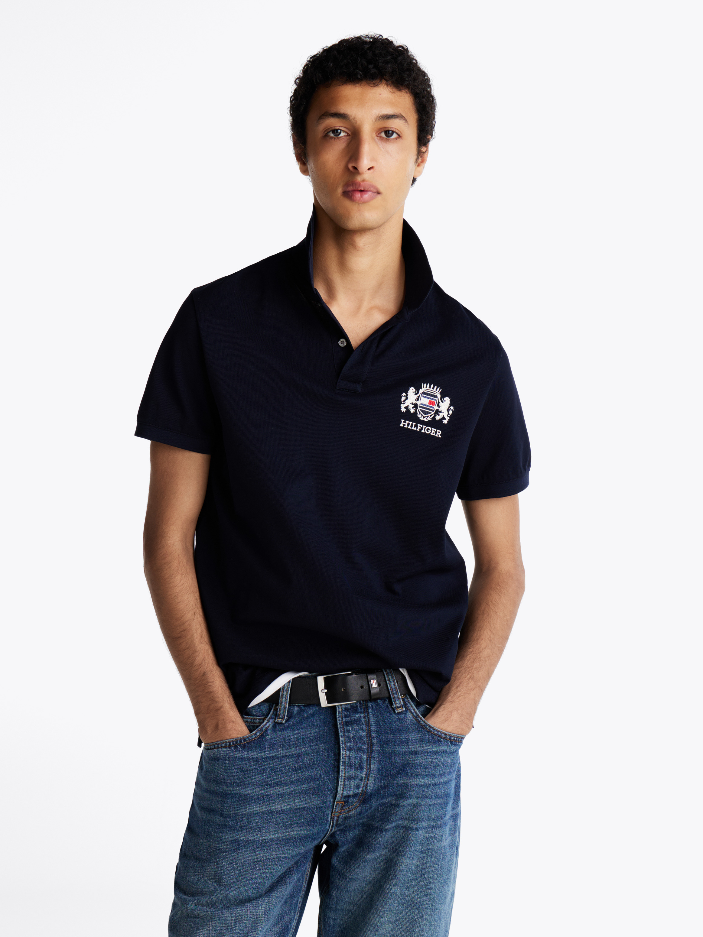 Regular Fit Logo Embroidery Polo Shirt | Polo Shirts | Tommy Hilfiger Regular Fit Logo Embroidery Polo Shirt | Polo Shirts | Tommy Hilfiger