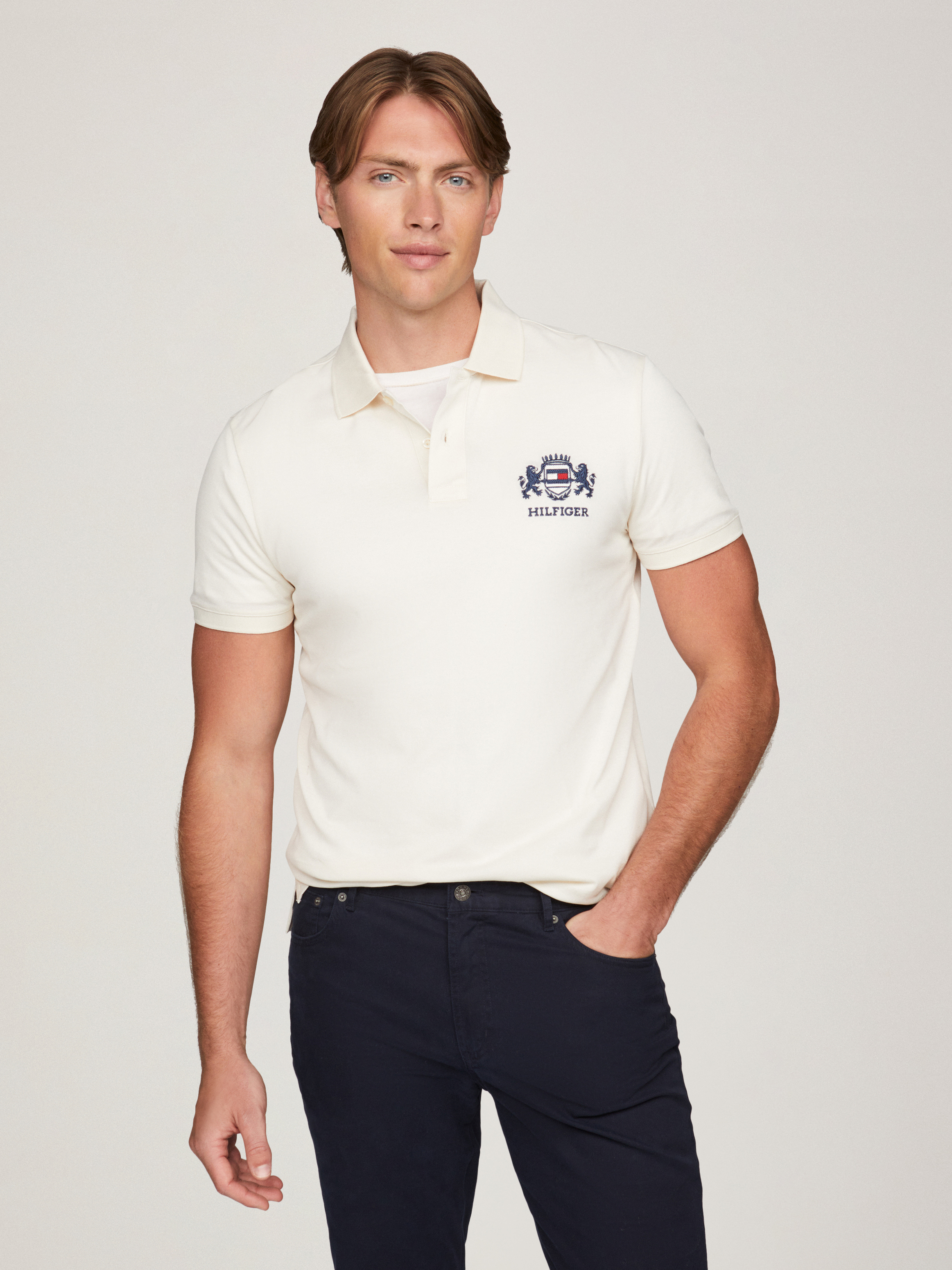 Regular Fit Logo Embroidery Polo Shirt | Polo Shirts | Tommy