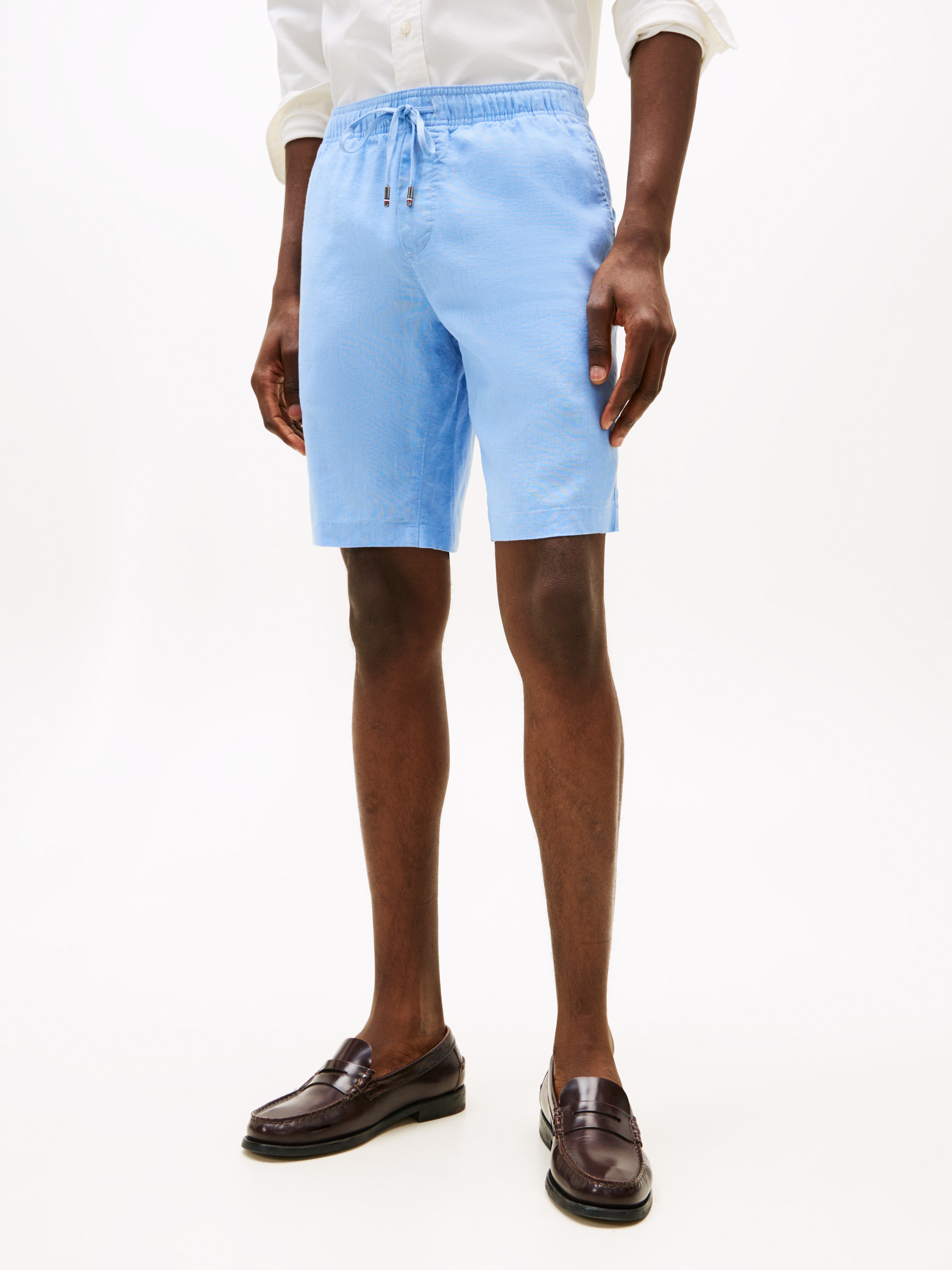 Harlem Linen Blend Relaxed Shorts