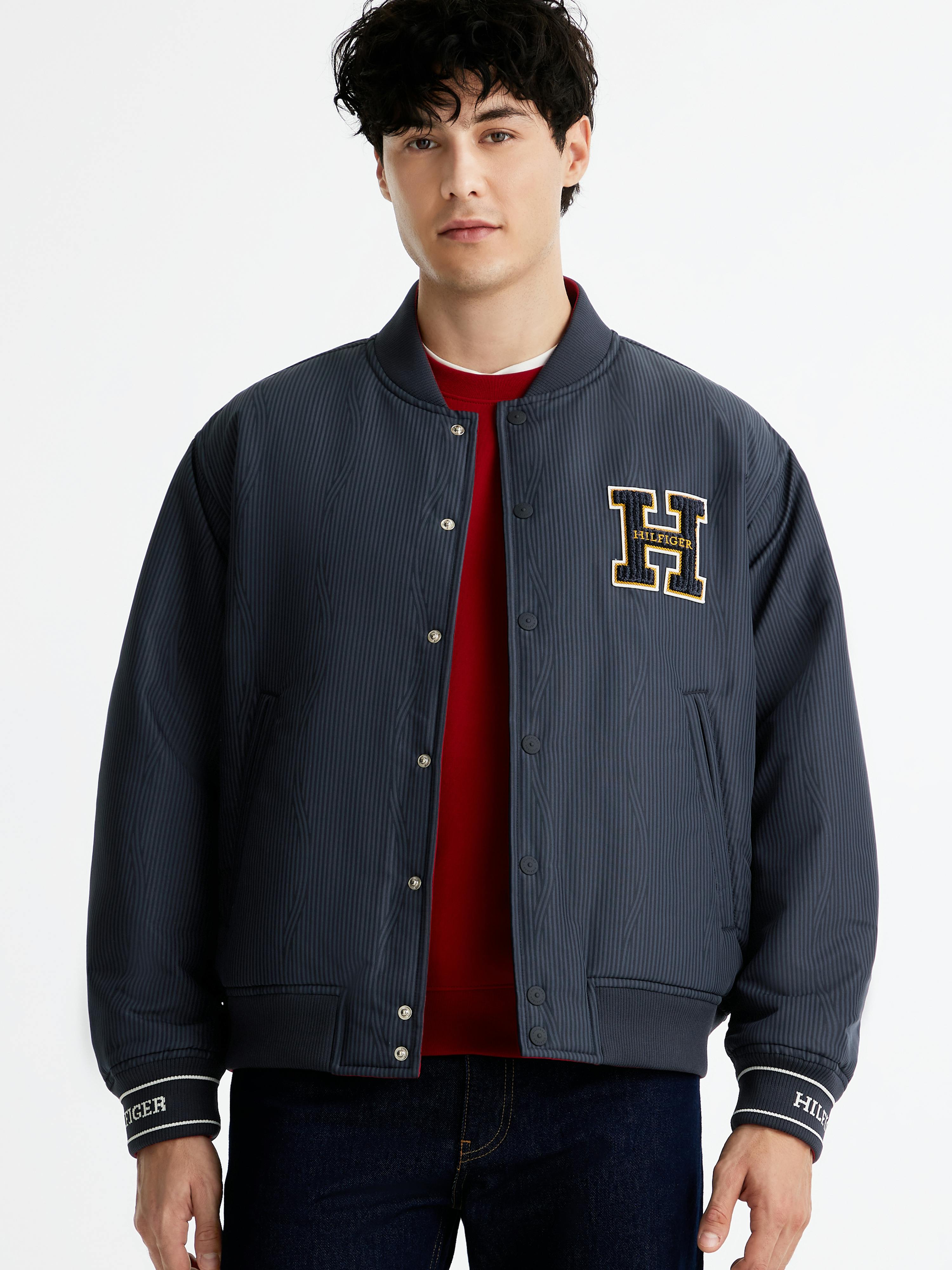 Reversible Padded Bomber Coats Jackets Tommy Hilfiger