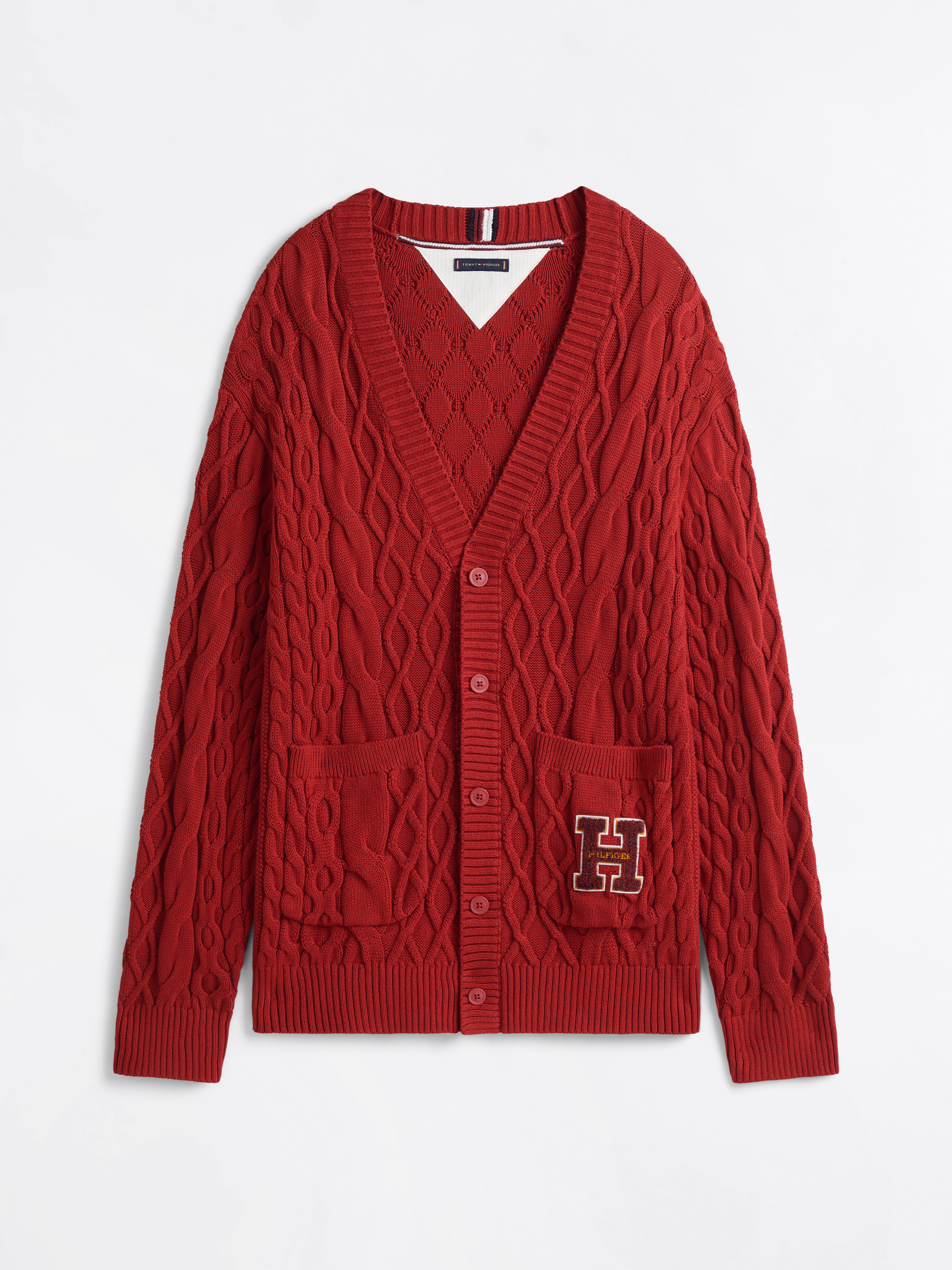 COMPACT LOGO KNIT CARDIGAN
