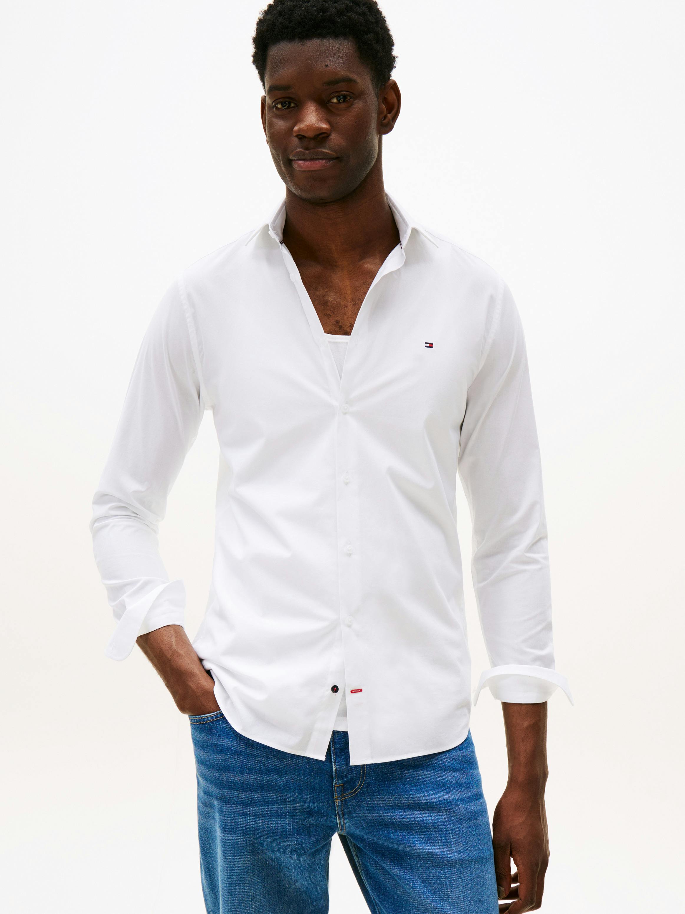 Flex Slim Fit Poplin Shirt