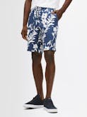 Harlem Linen Print Short