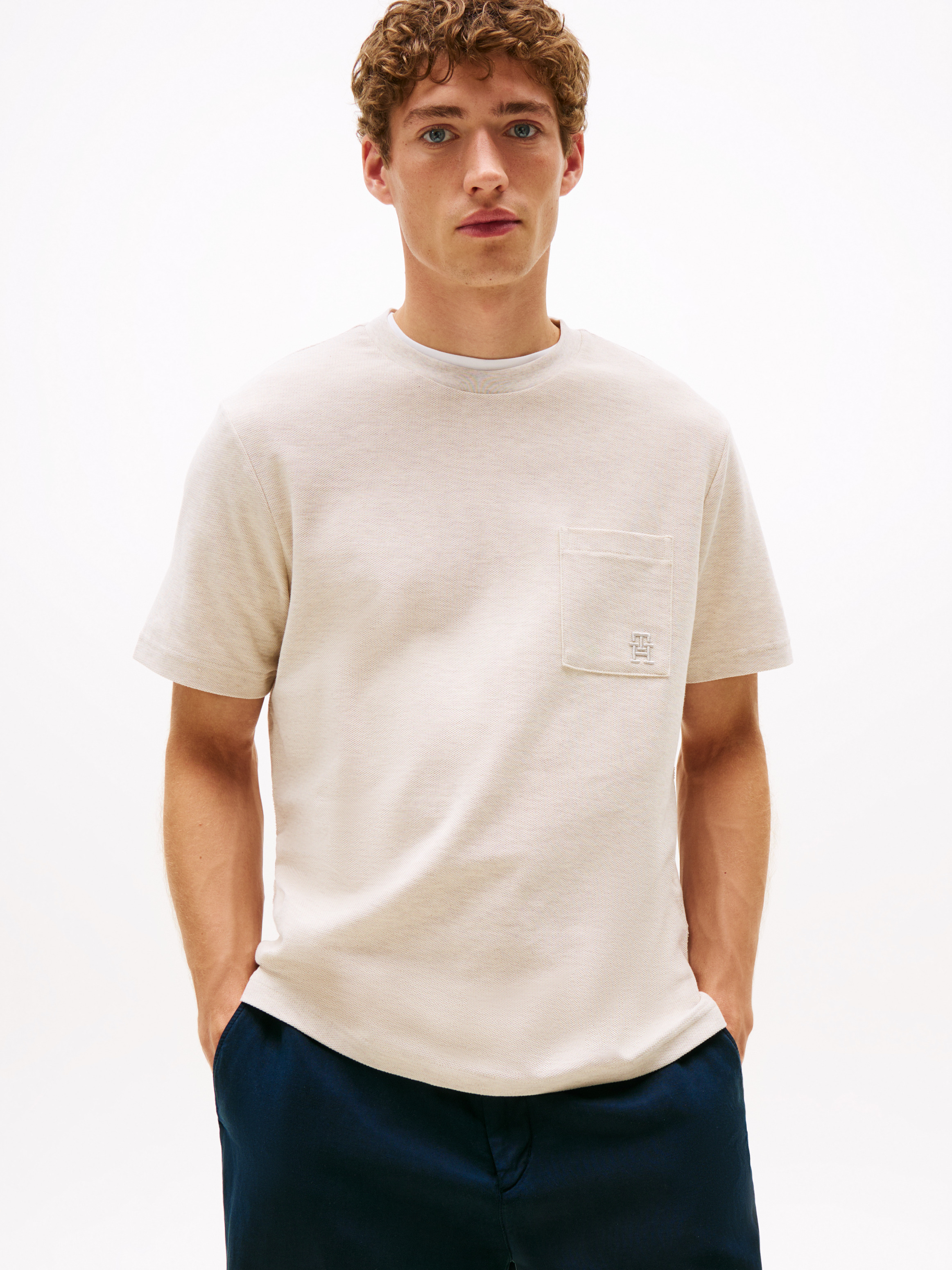 Contrast TH Monogram Embroidery T-Shirt | T-Shirts | Sportswear