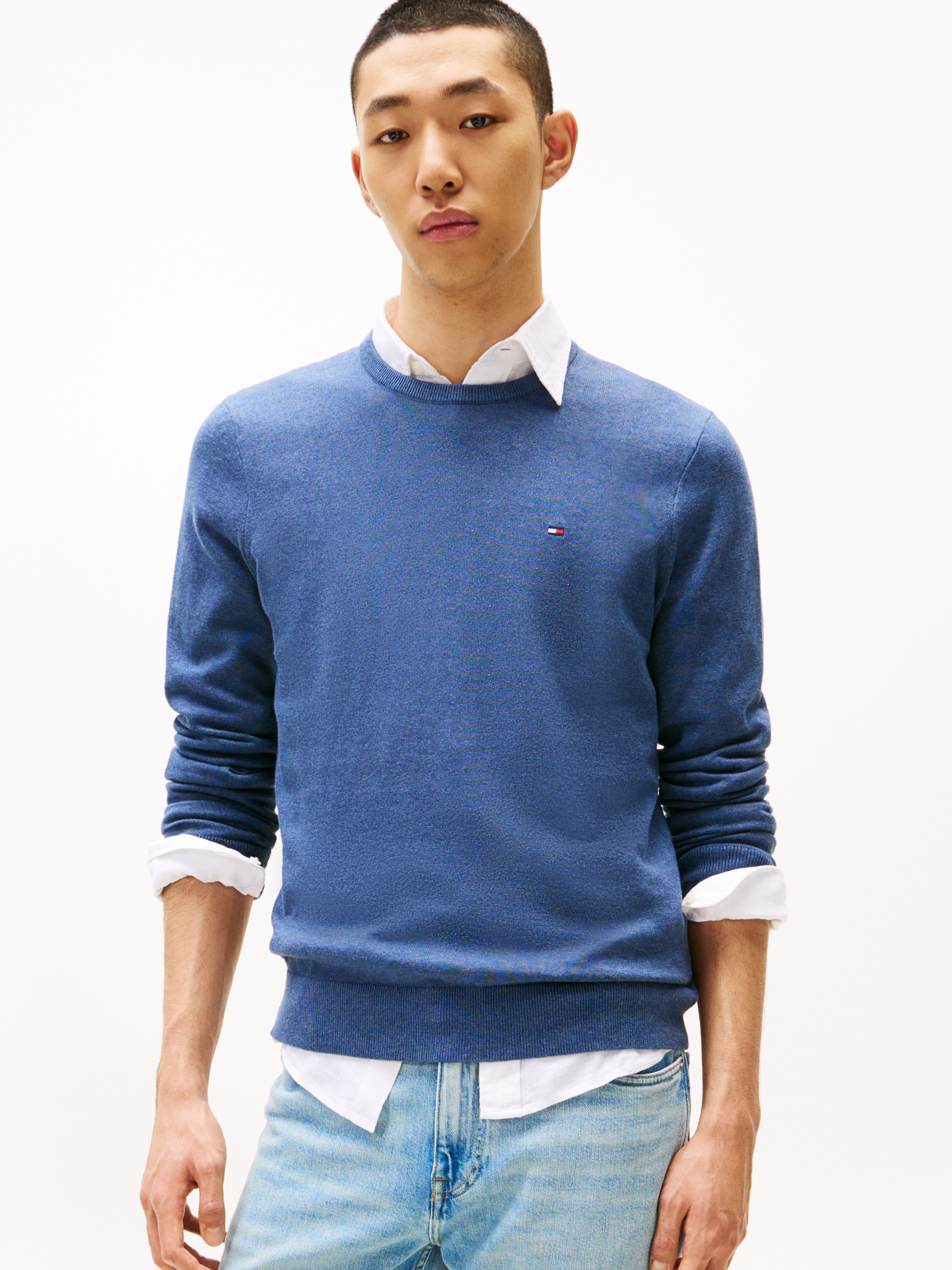 Half-Zip Mock Turtleneck Jumper | Knitwear | Tommy Hilfiger