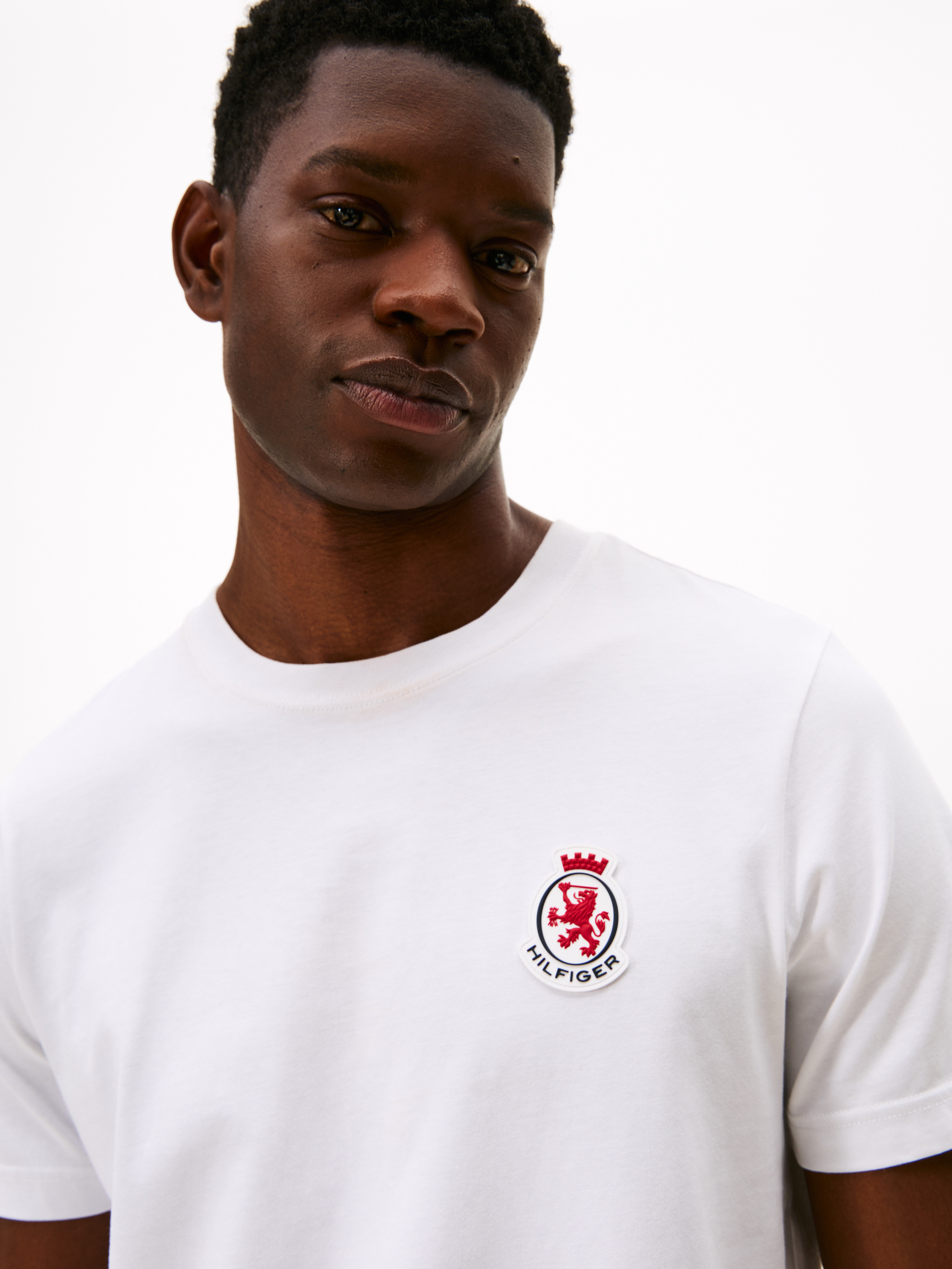 Rubberised Crest Jersey T-Shirt | T-Shirts | Tommy Hilfiger