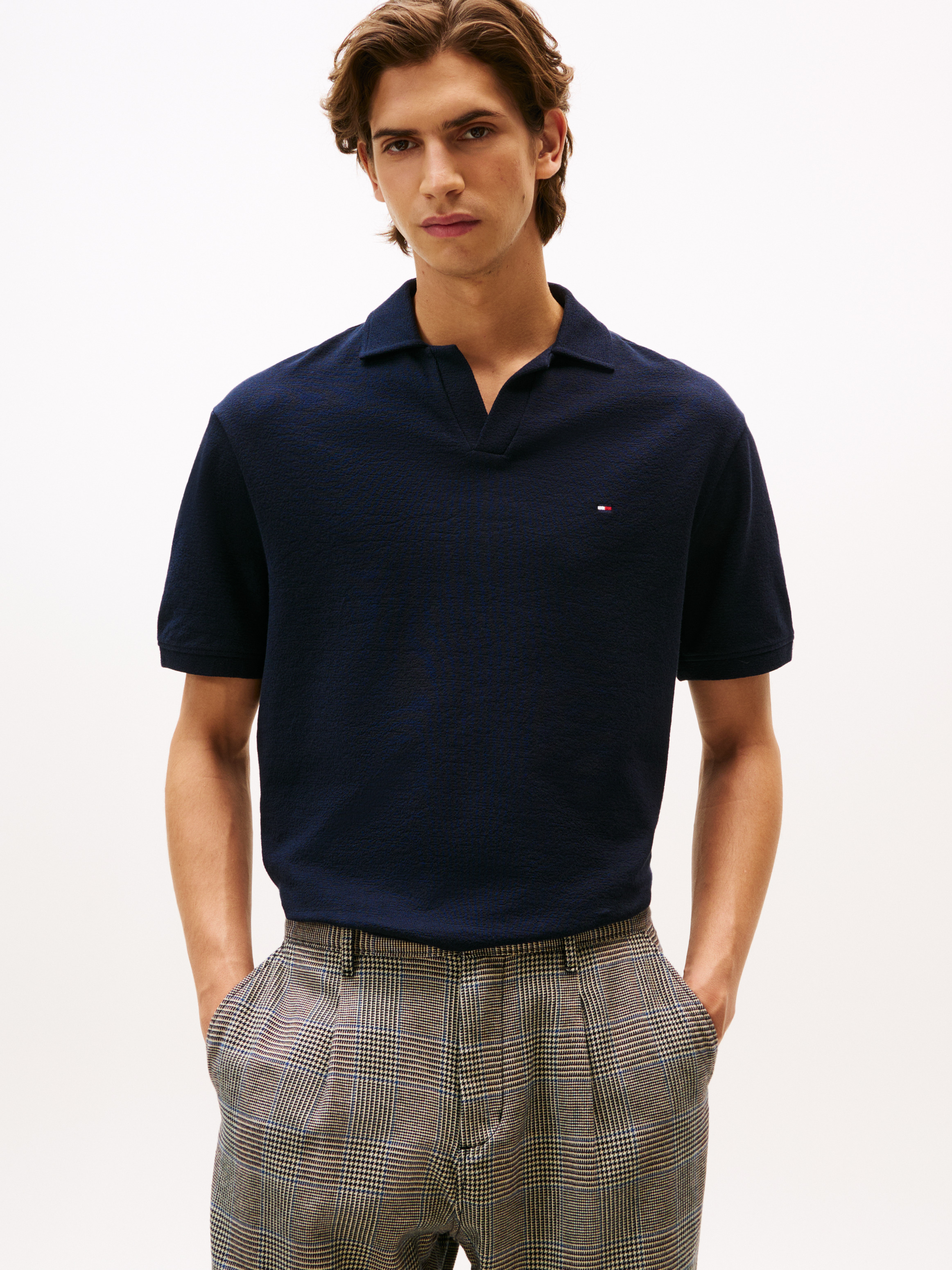 Crepe Classic Fit Polo