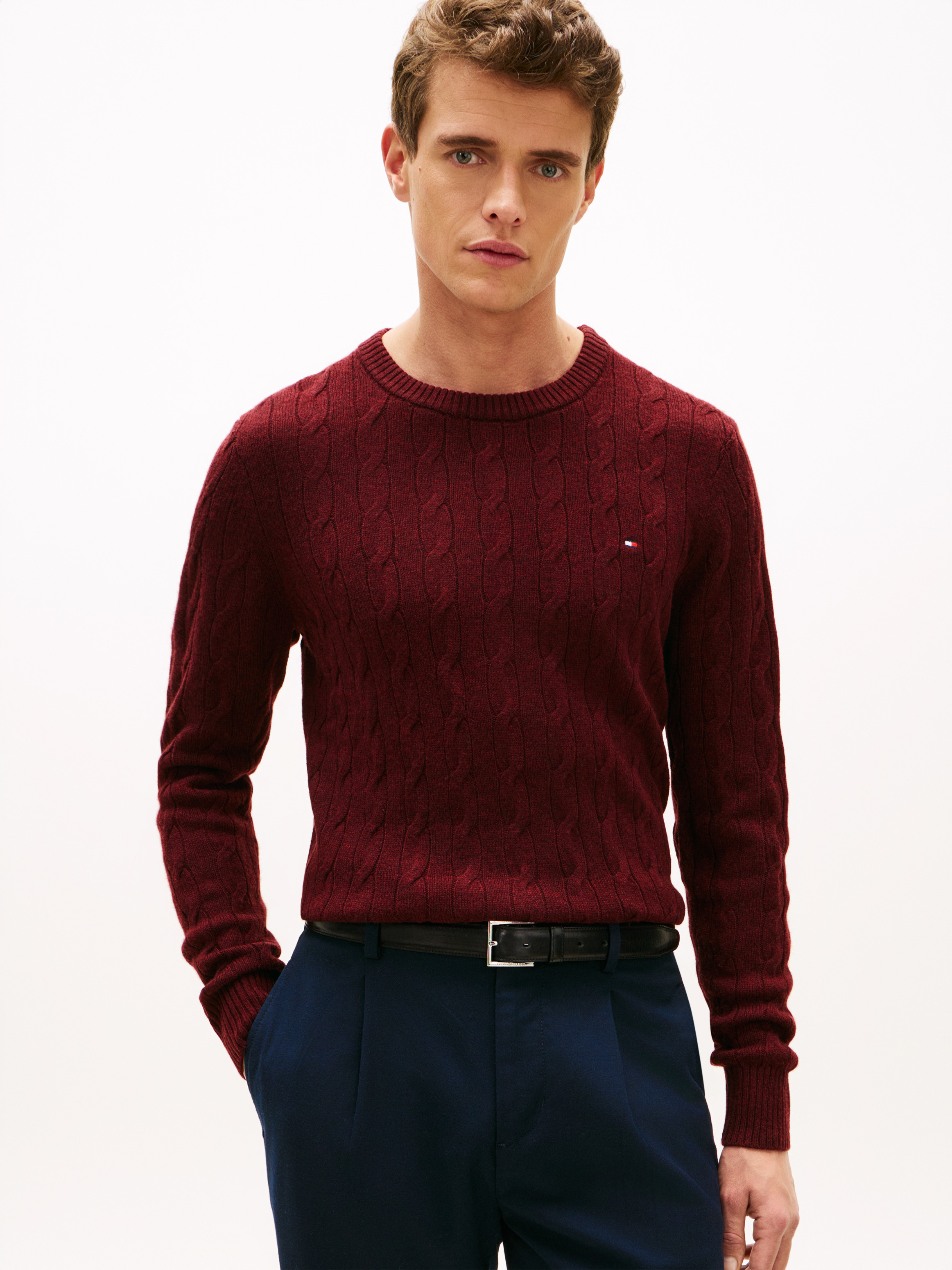 DEEP BURGUNDY HEATHER
