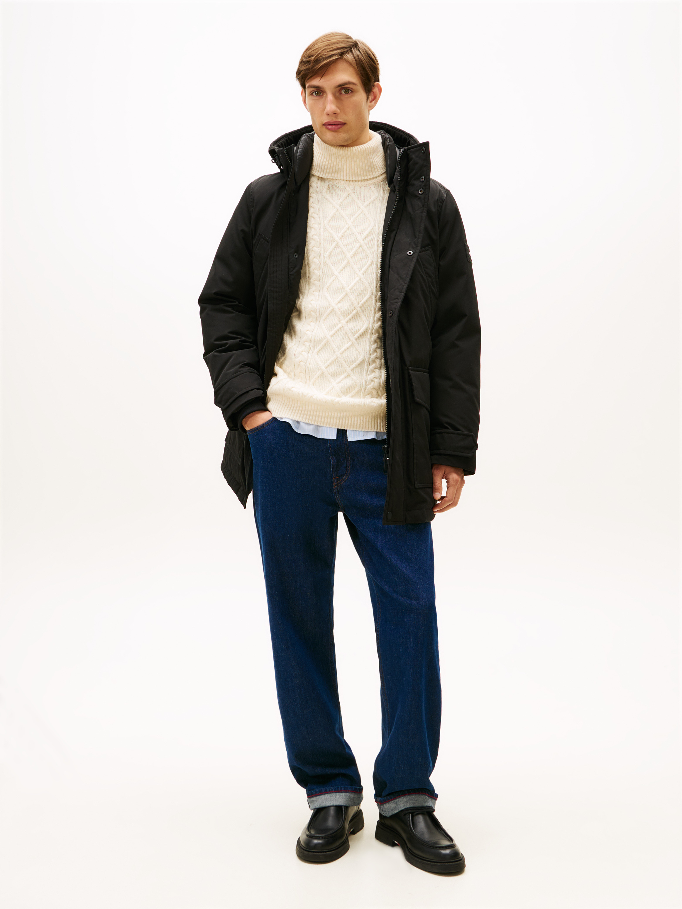 Water Repellent Down Hooded Rockie Parka