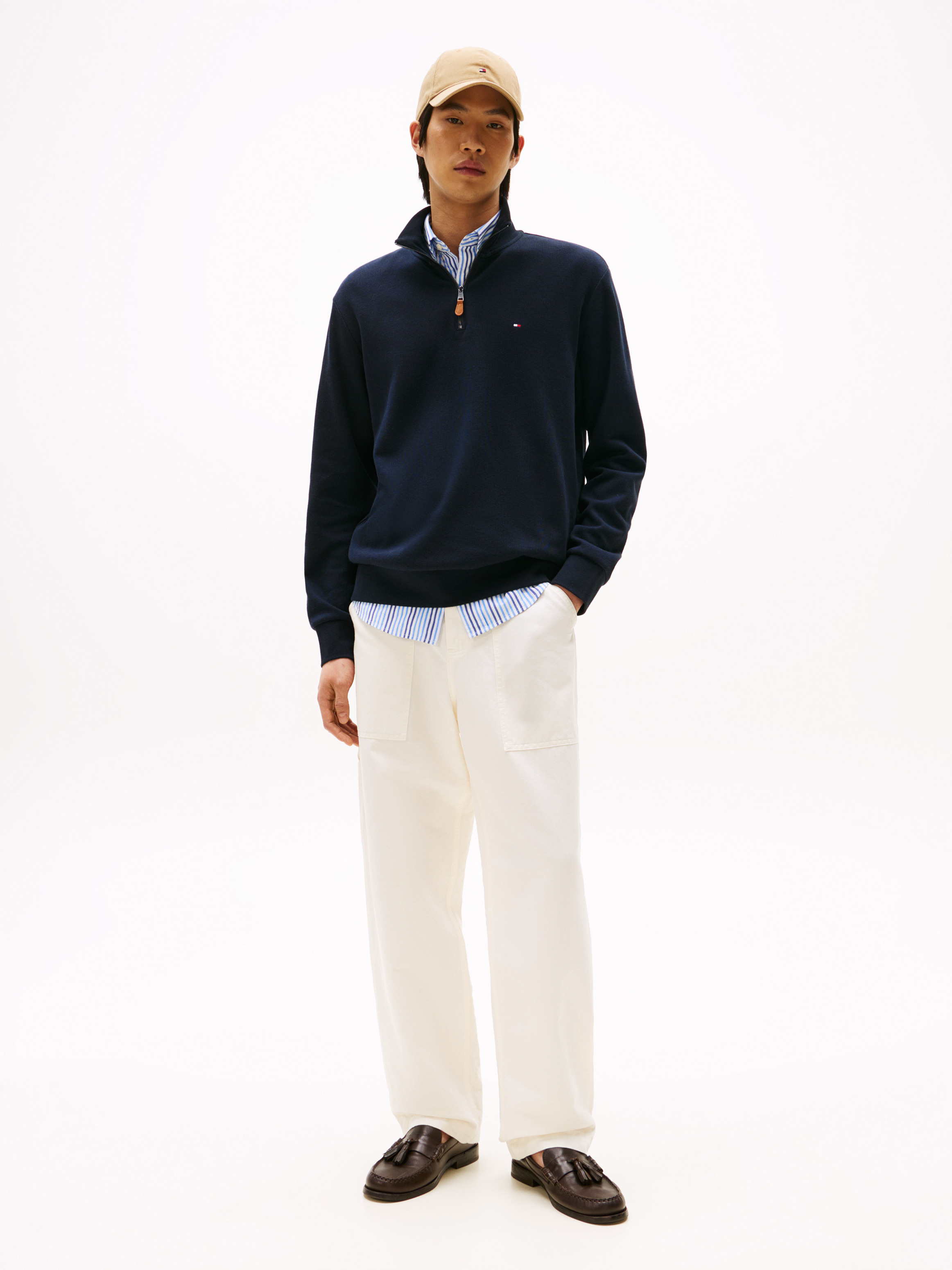 Soft Touch 1/4 Zip Sweatshirt | Sweatshirts & Hoodies | Tommy Hilfiger