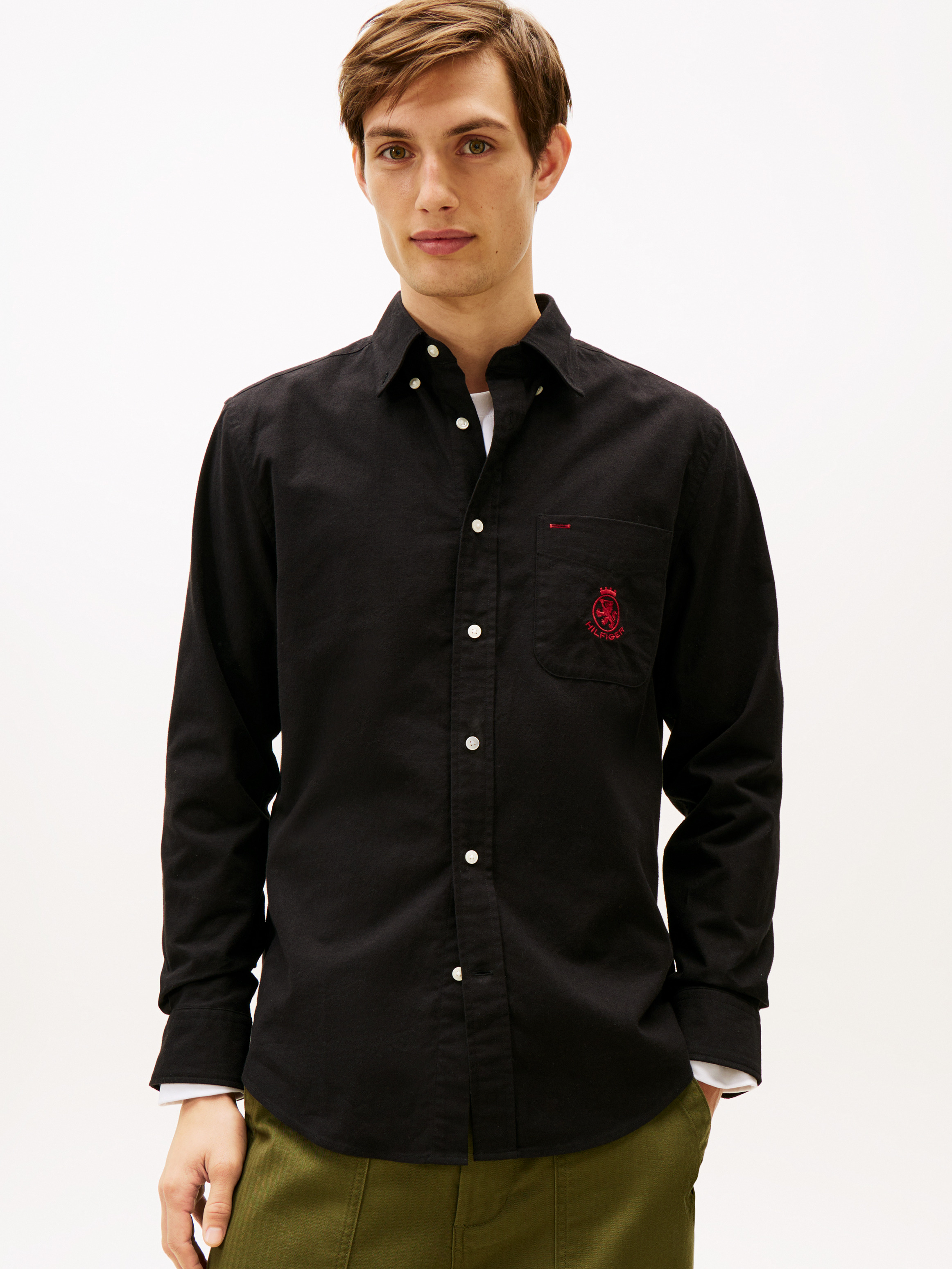 Regular Fit Brushed Oxford Shirt