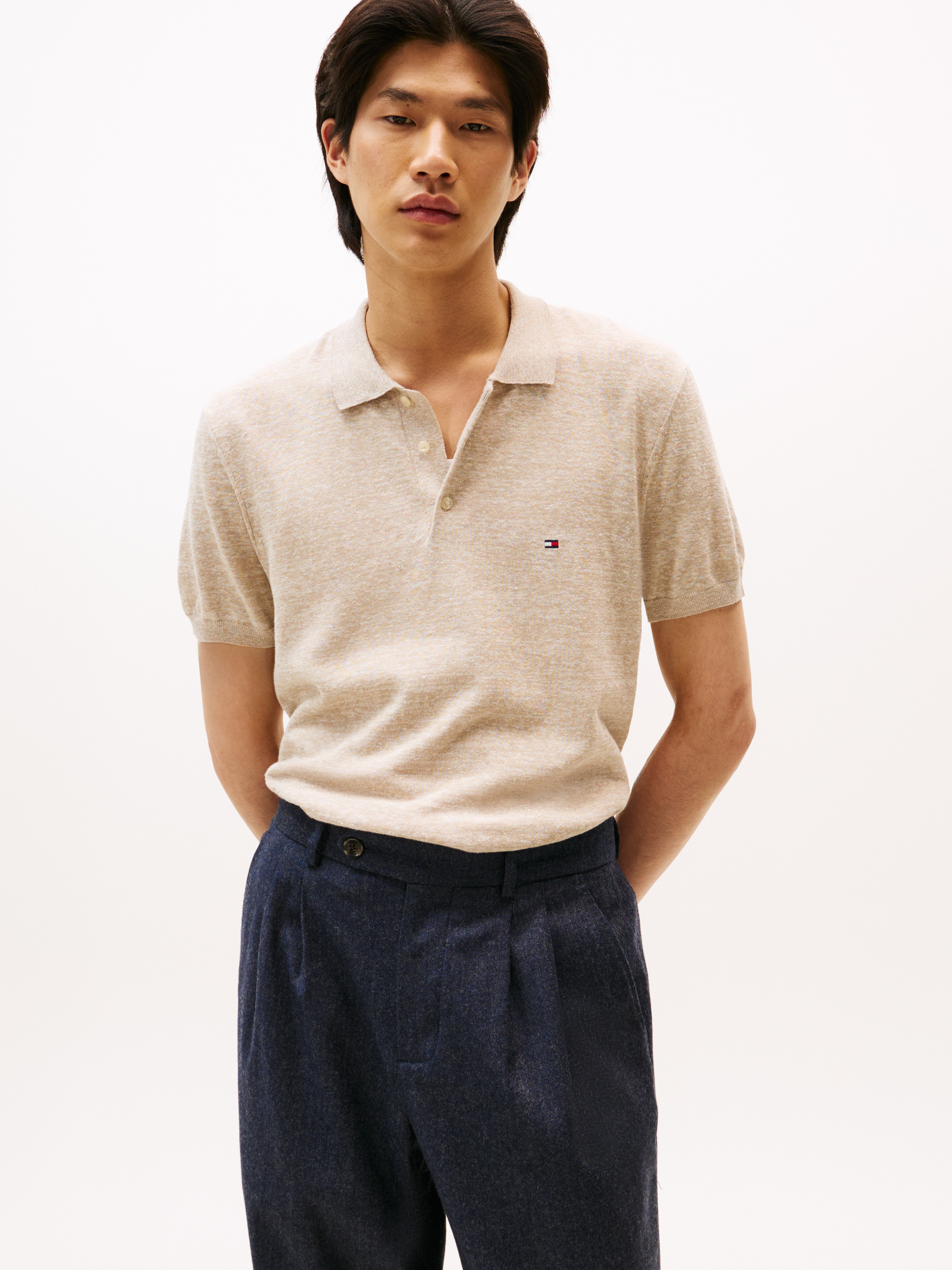 Cotton Linen Polo