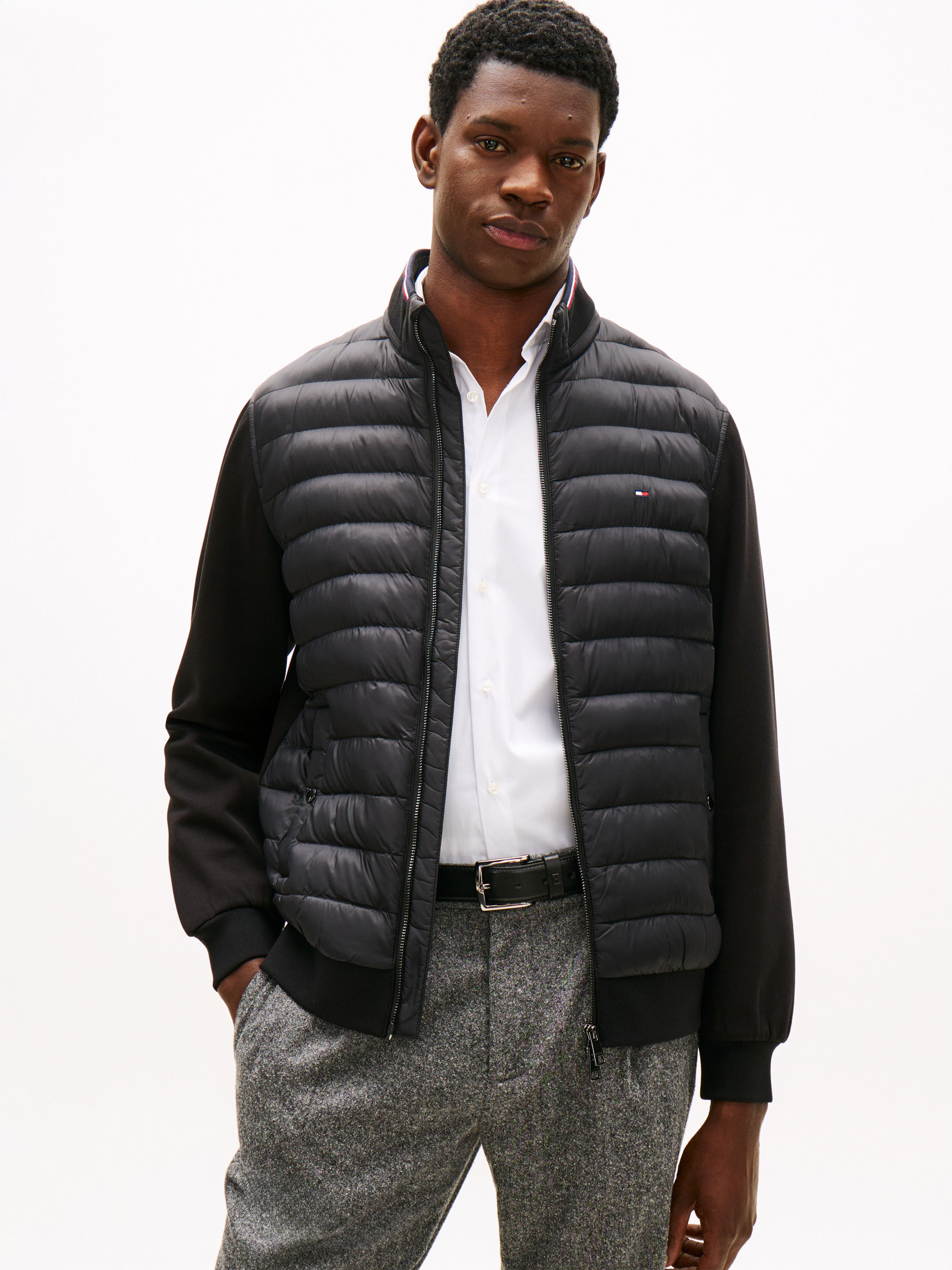Quilted Zip-Thru Jumper