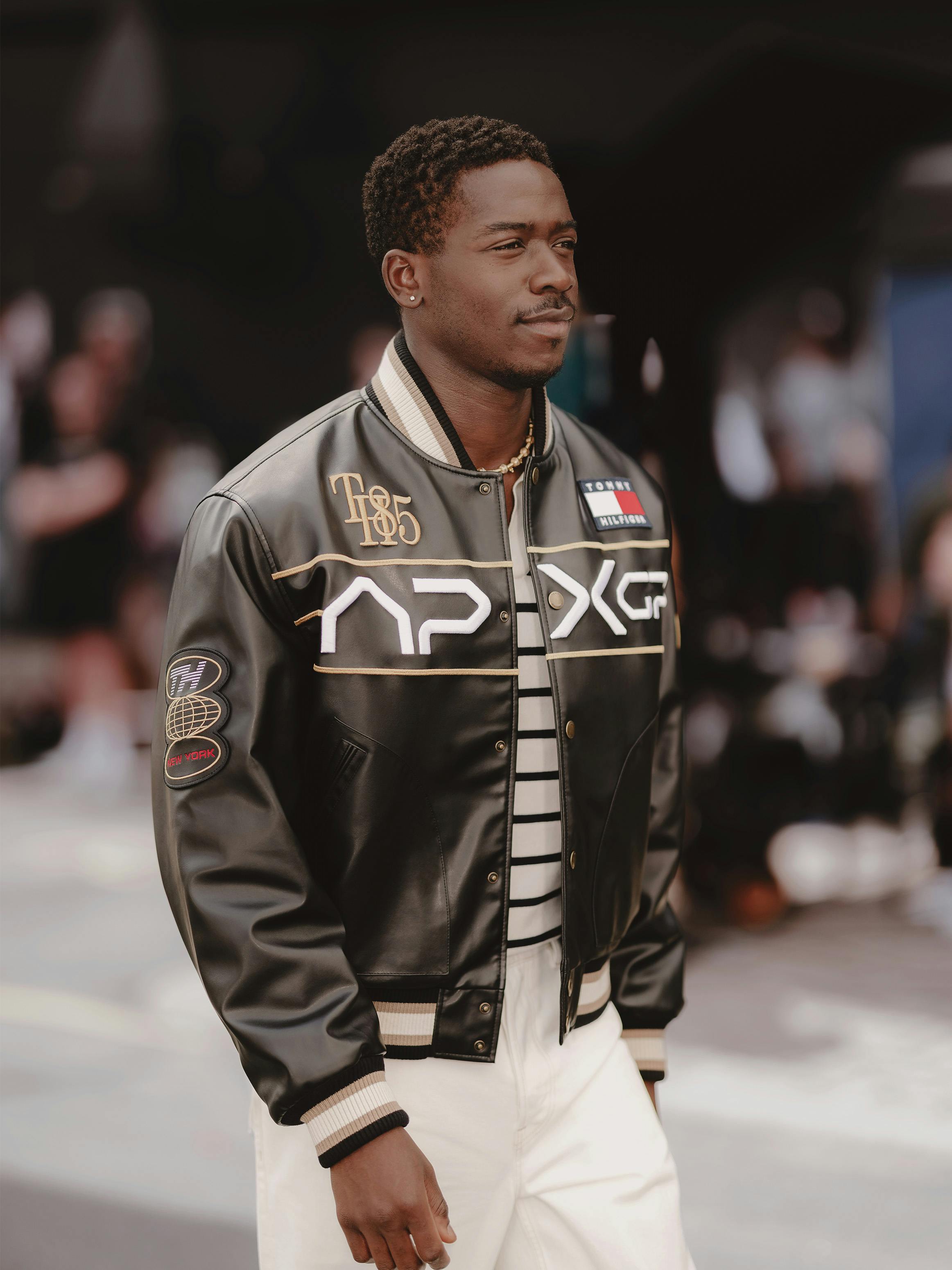 The APXGP Collection Boxy Varsity Jacket Coats Jackets Tommy