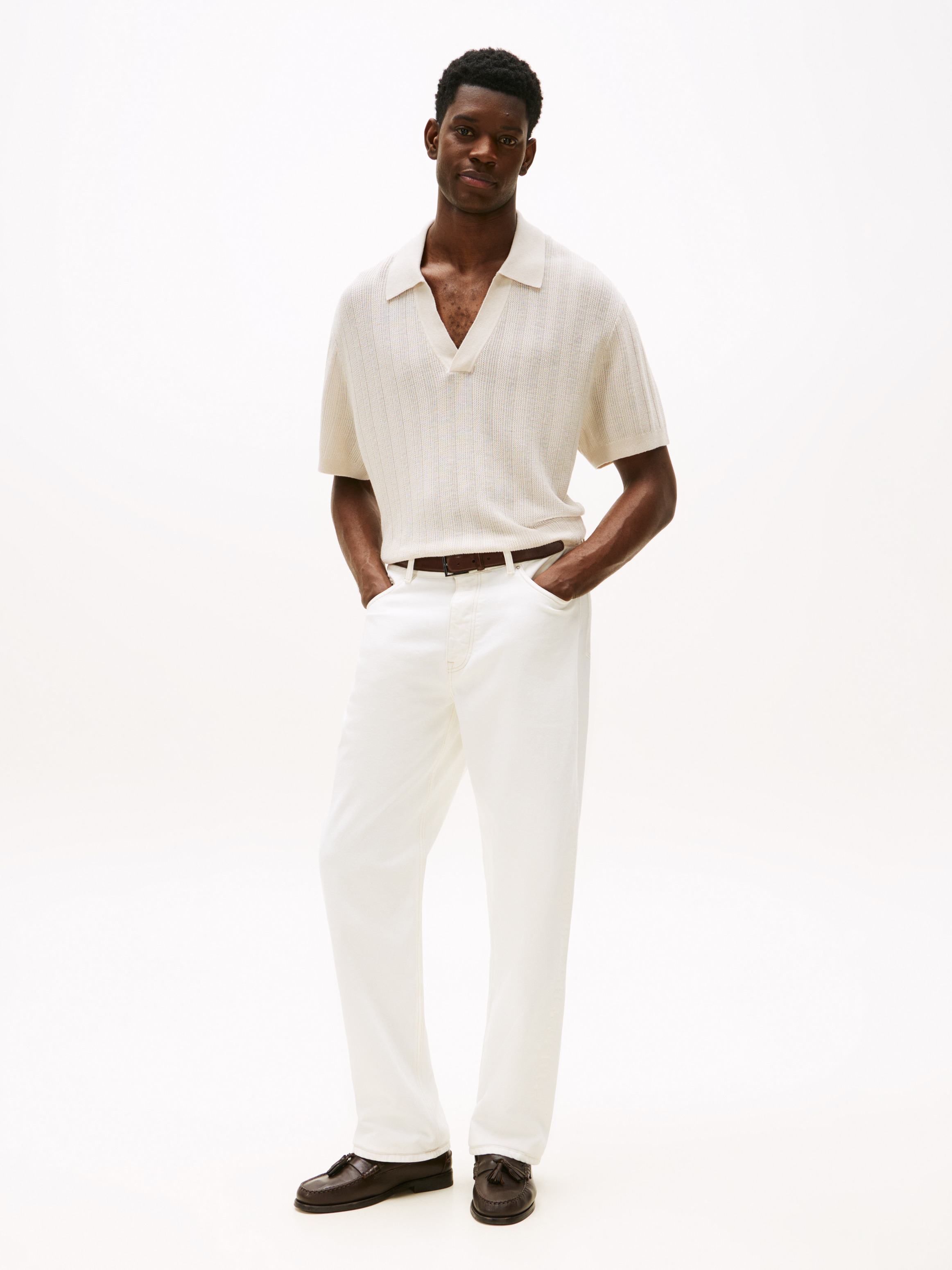 The APXGP Collection Polo Shirt With Linen | Polo Shirts | Tommy