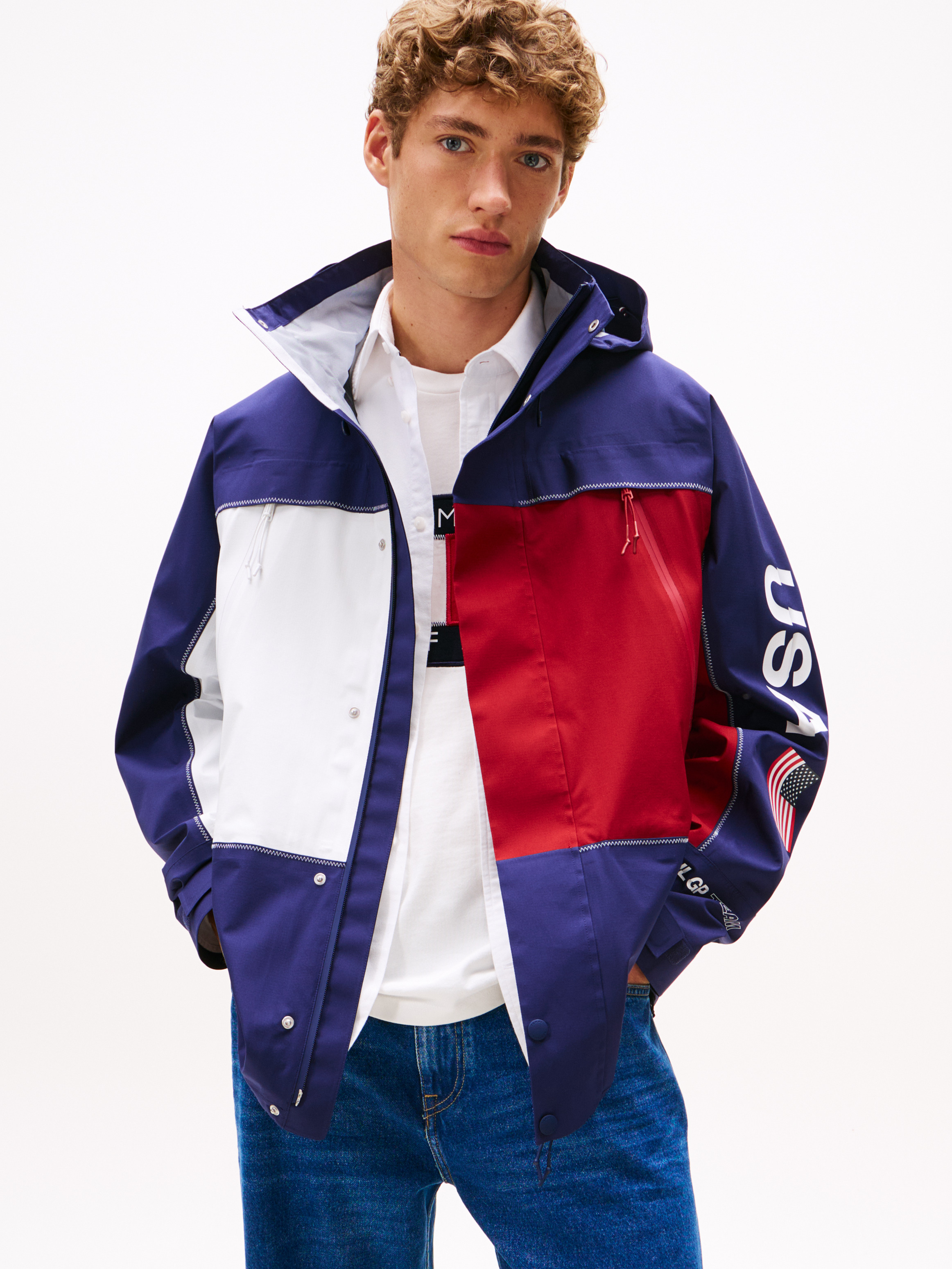 Tommy x US Sail GP Team Ripstop Relaxed Windbreaker