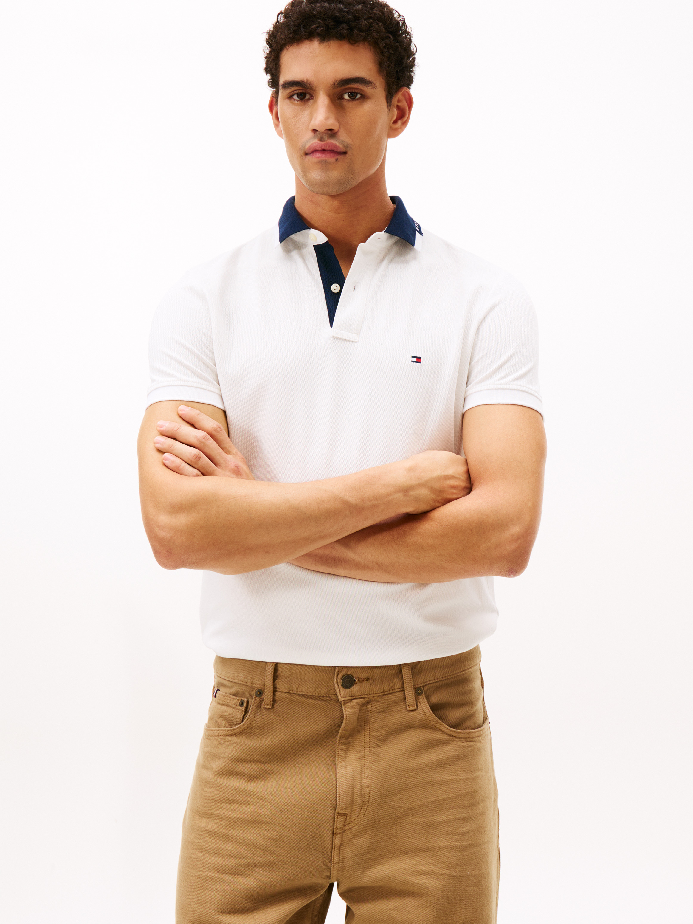 Regular Fit Collar Embroidery Polo Shirt