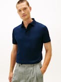 Detailed Hidden Placket Polo