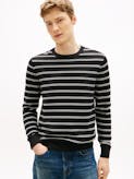 Textured Knit Crew Neck Jumper