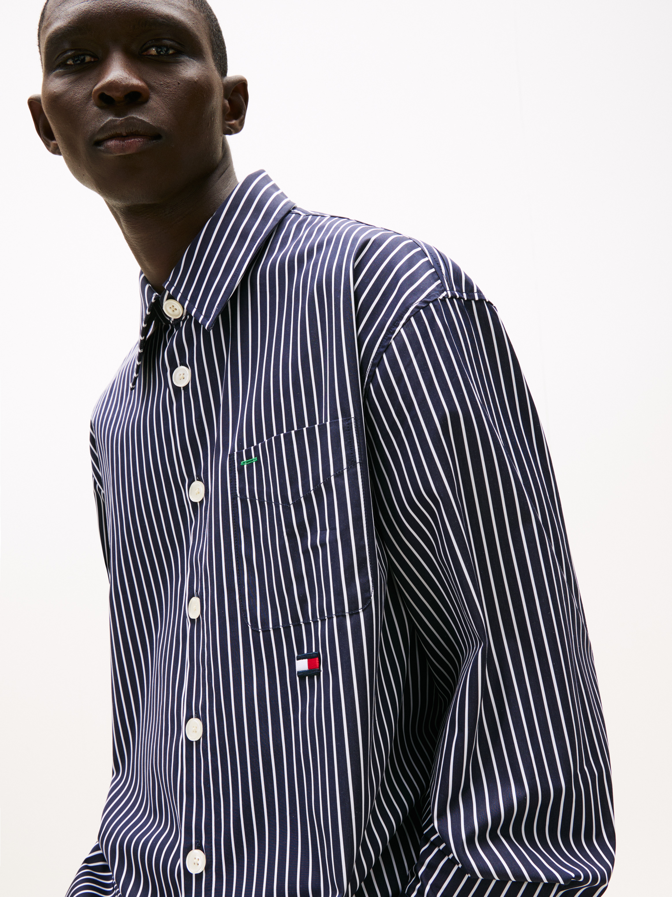 The Runway Collection Oversized Stripe Shirt | Shirts