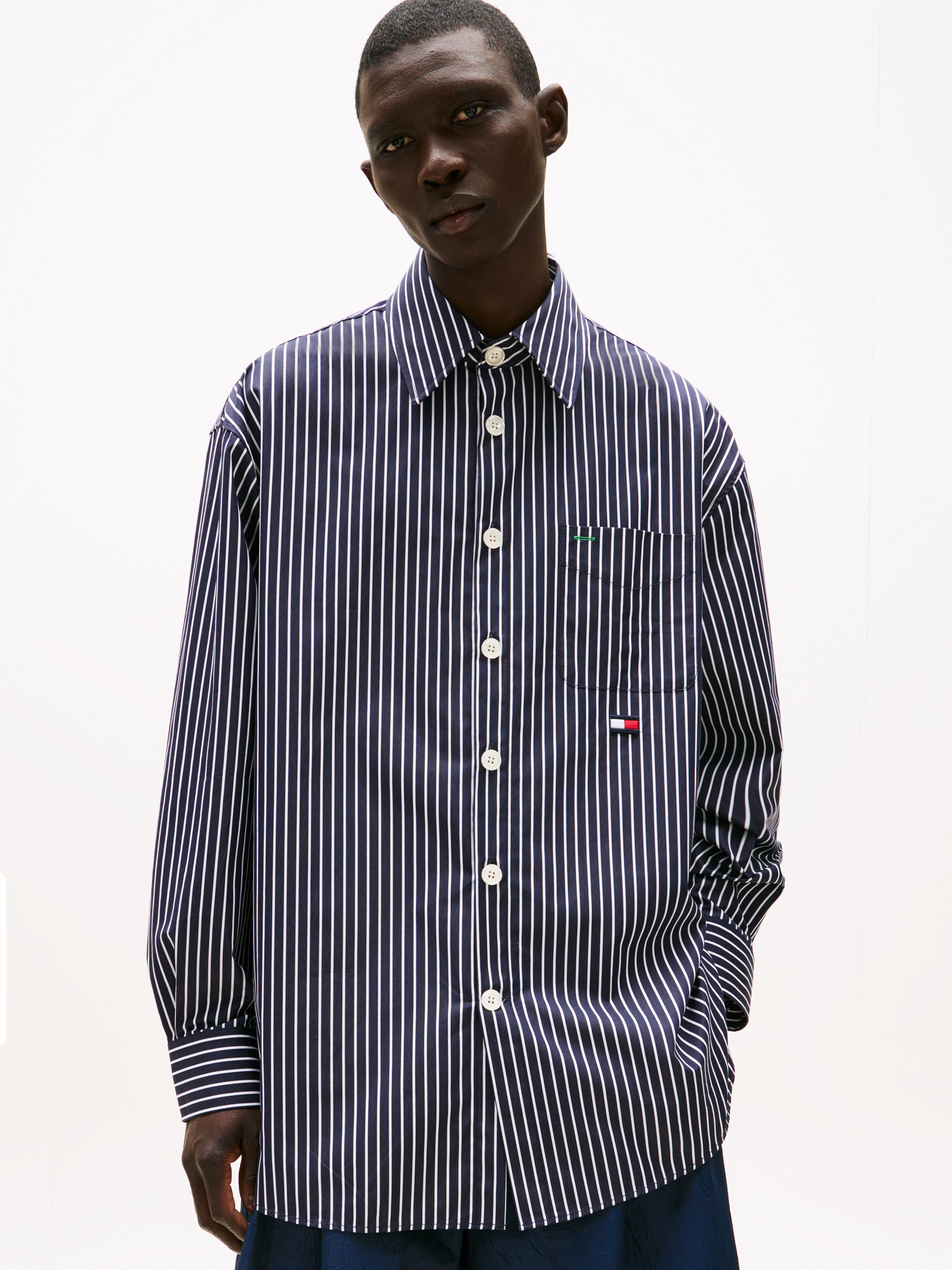 ＜H＞GROSGRAIN VACANT STRIPE SHIRT/シャツ H＞GROSGRAIN VACANT STRIPE SHIRT/シャツ - メルカリ