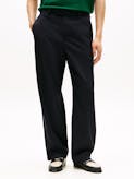 Piped Wool Pants