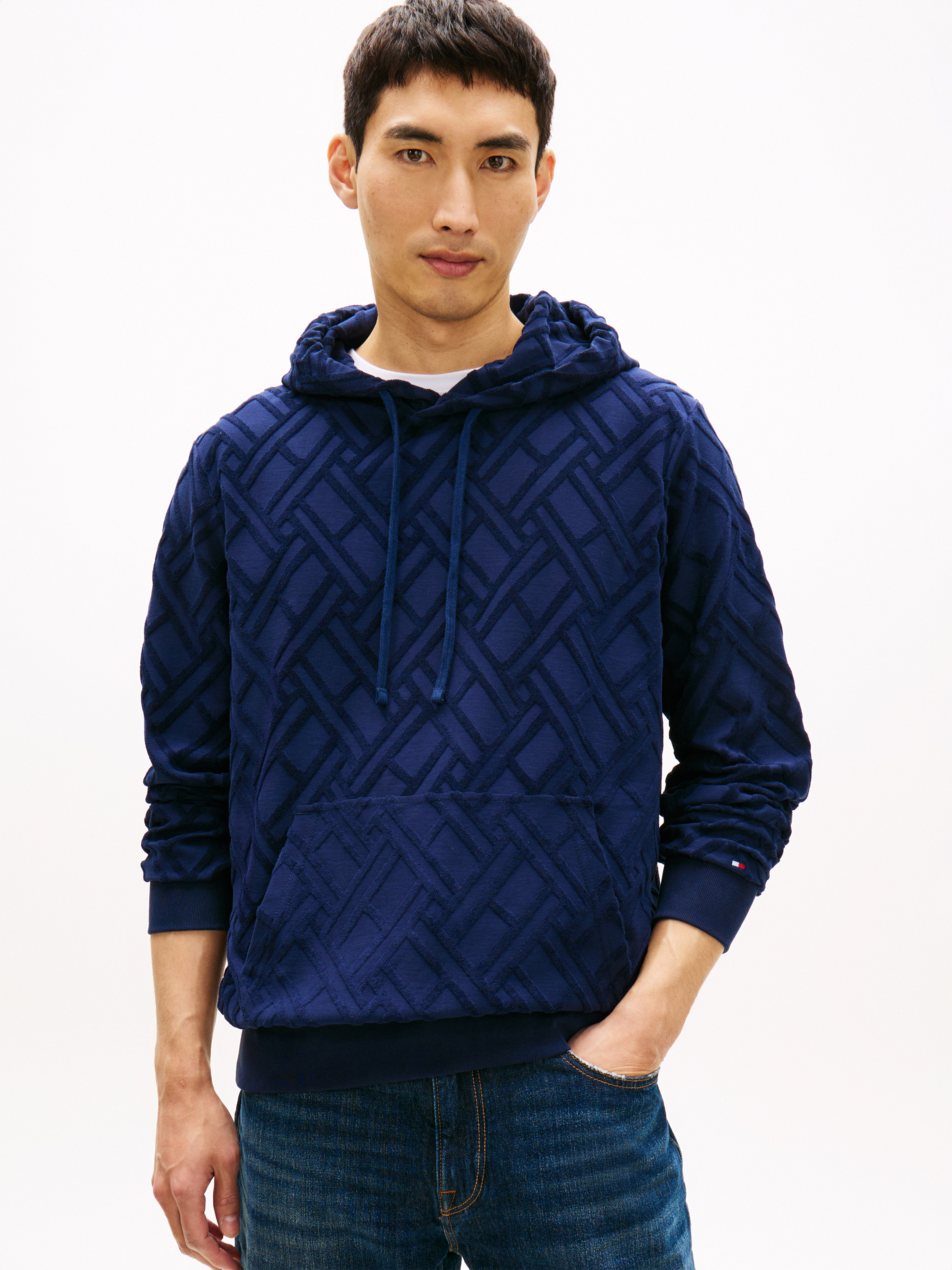 Cotton Jacquard Hoodie