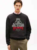 Heritage Crest Embroidery Relaxed Sweatshirt