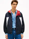 Reversible Colour-Blocked Hooded Jacket