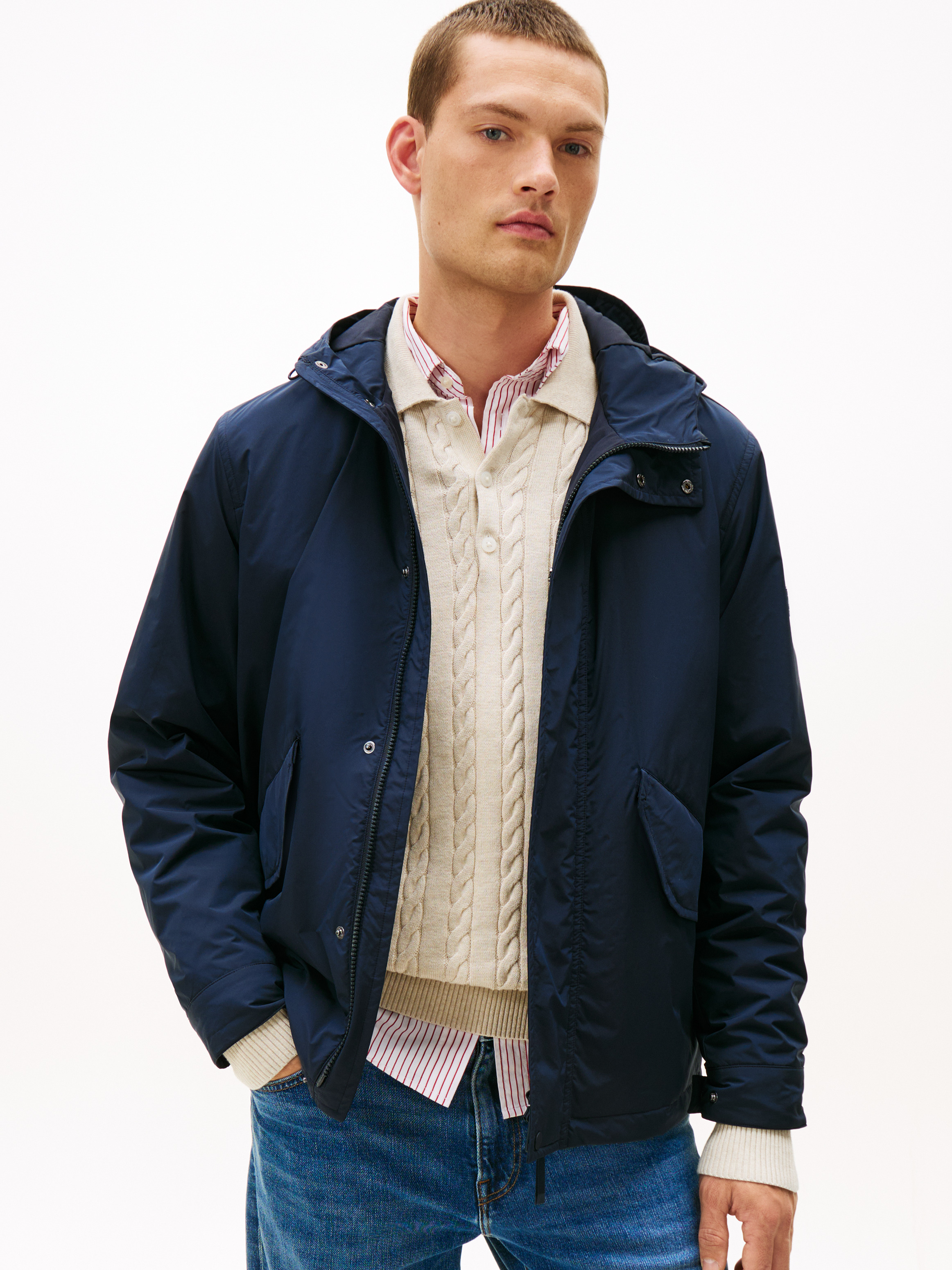 Lightweight Packable Hooded Jacket