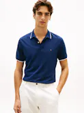 Regular Fit Tipped Pique Polo Shirt
