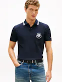 Regular Fit Crest Appliqué Polo Shirt