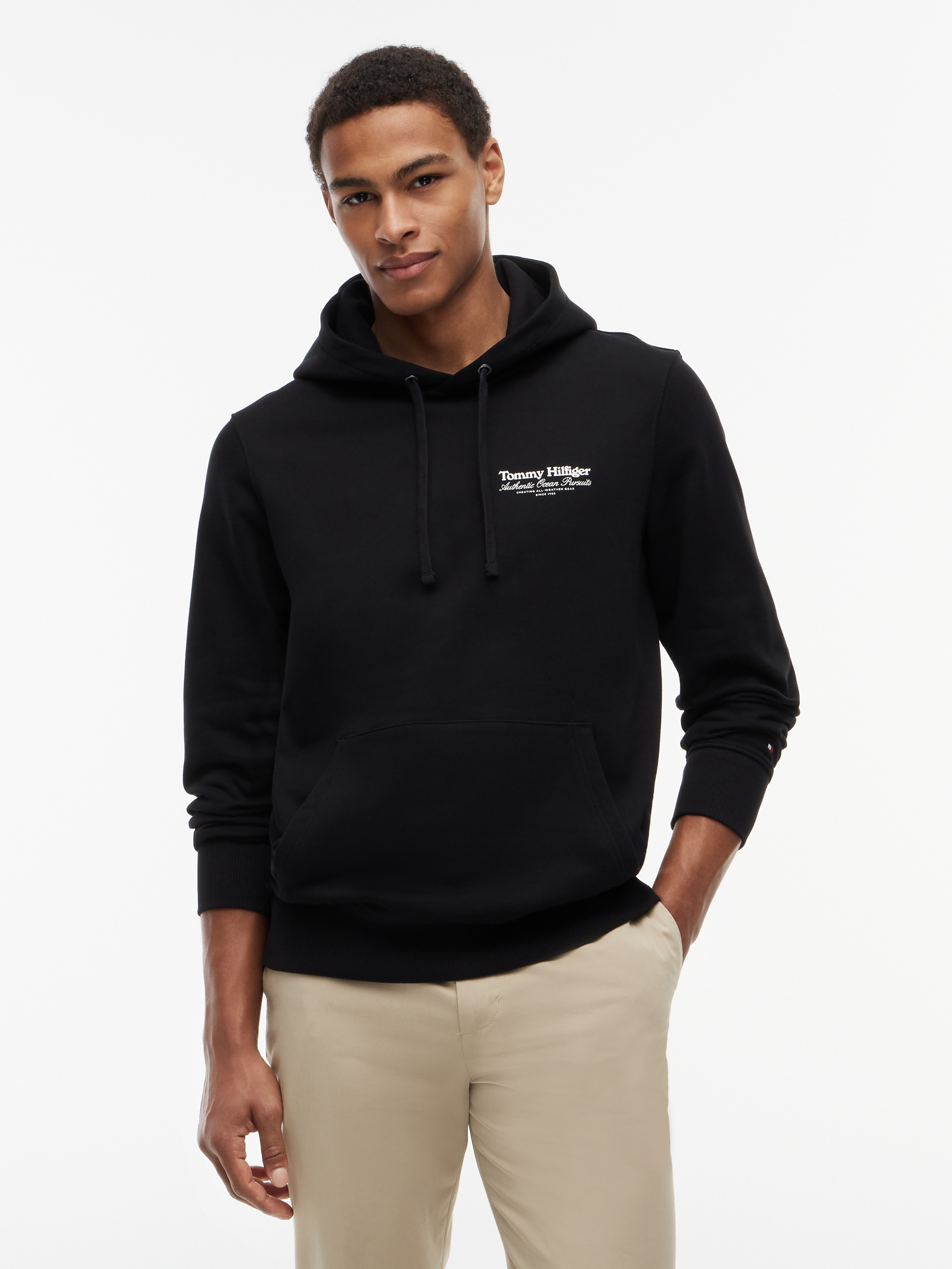 Back Graphic Relaxed Terry Hoody