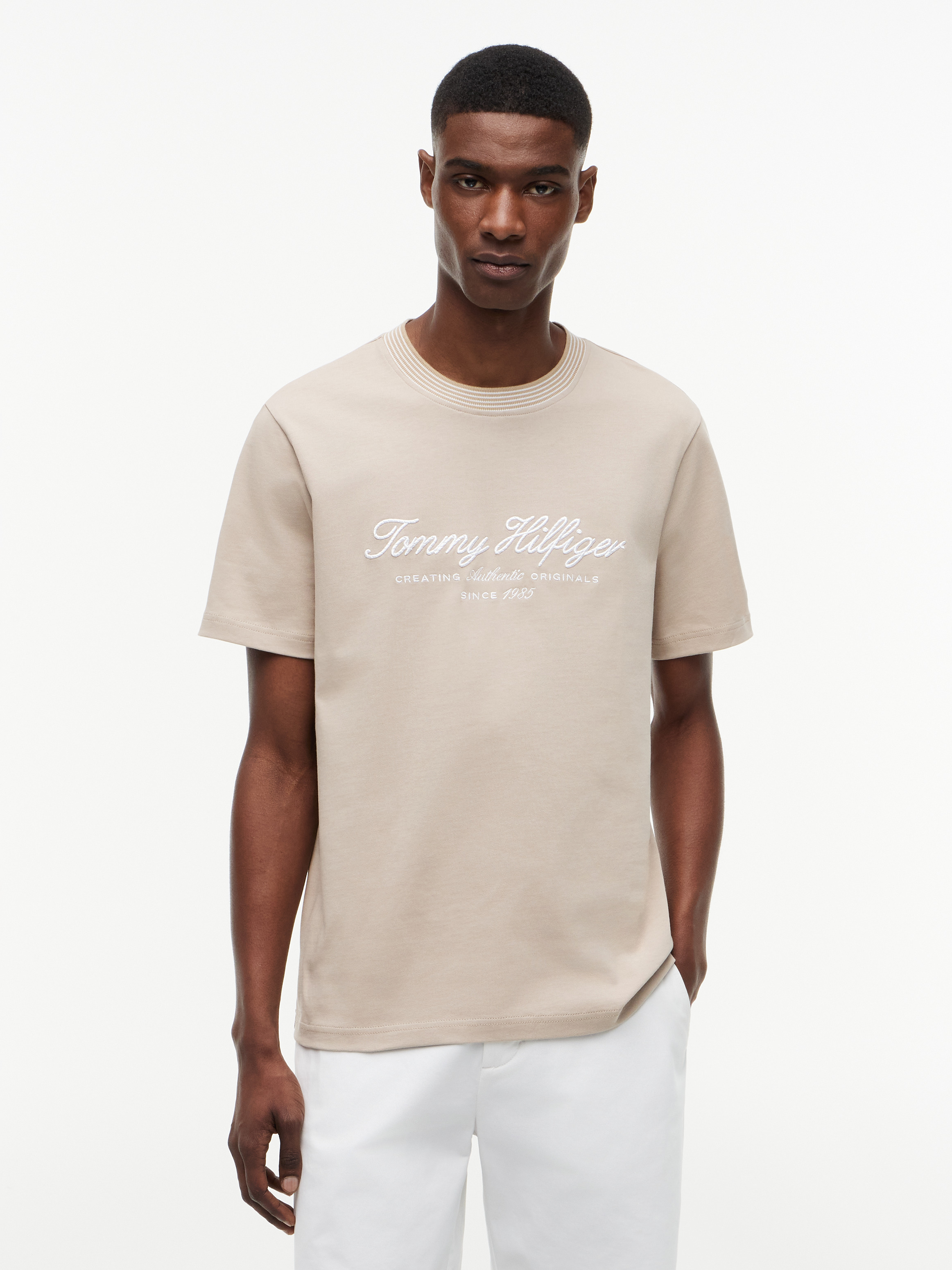 Tipped Collar Jersey T-Shirt