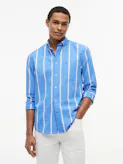 Spaced Stripe Poplin Shirt