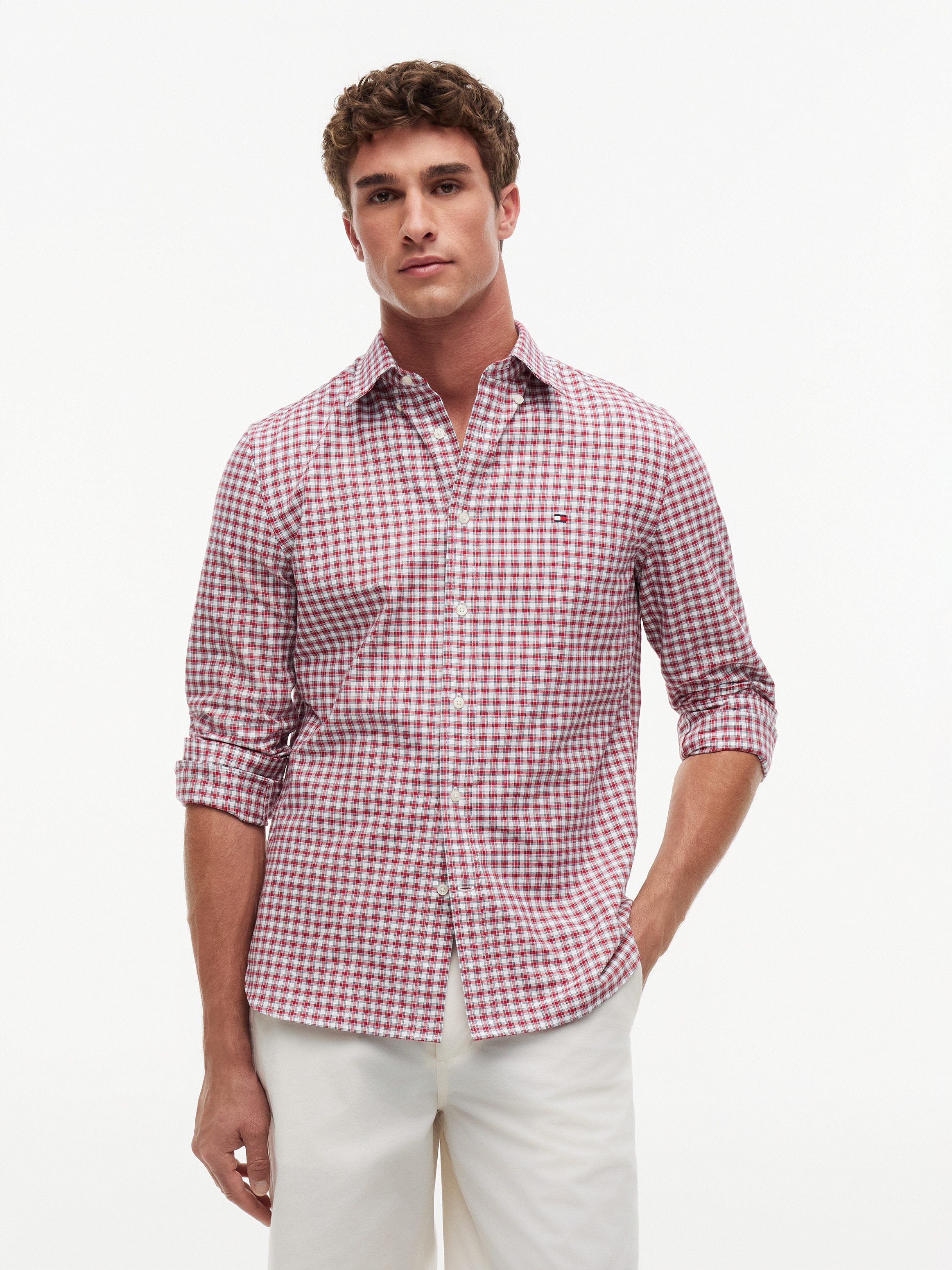 MEDIUM RED CHECK