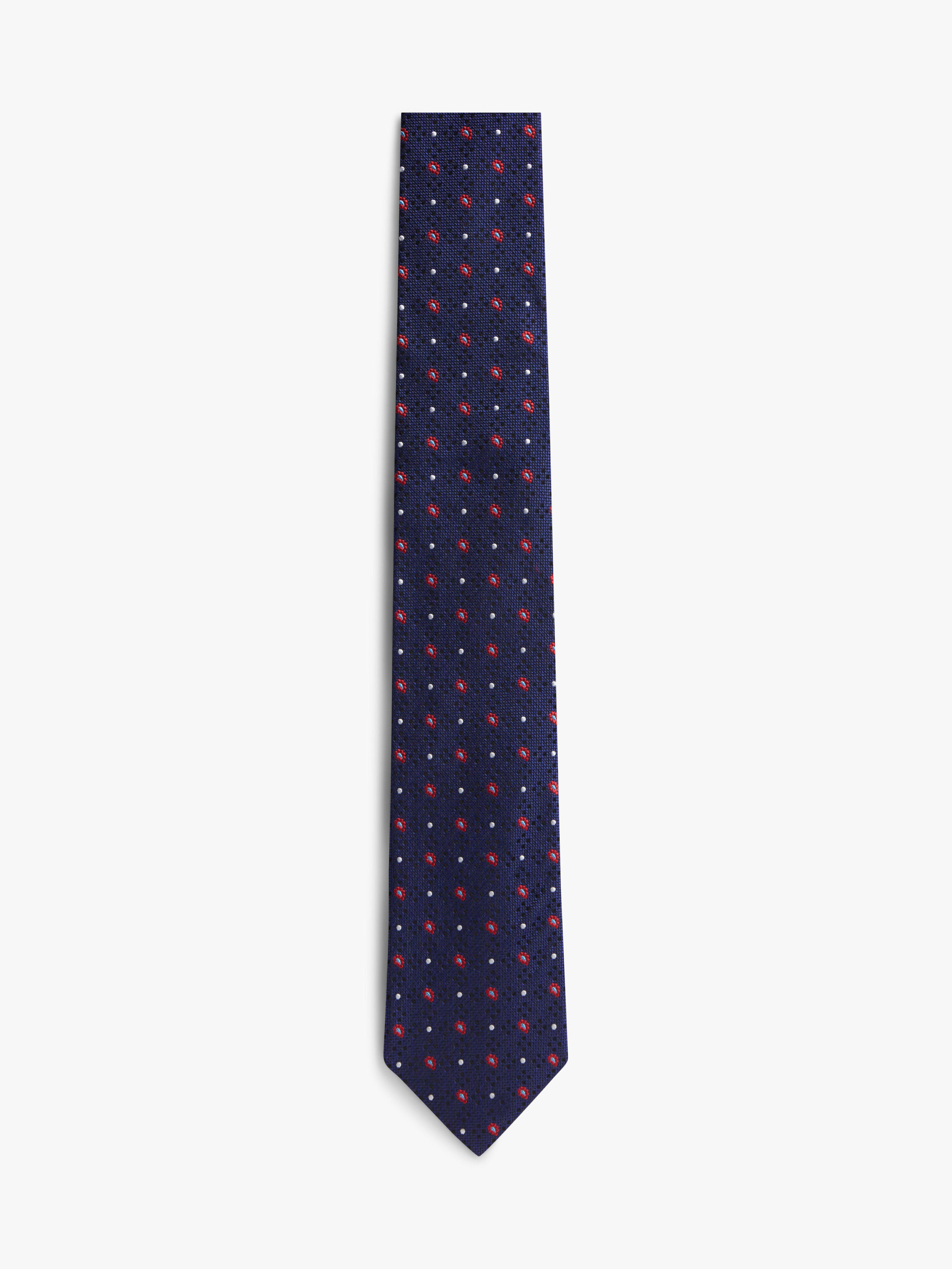 Geo Pattern Silk Tie